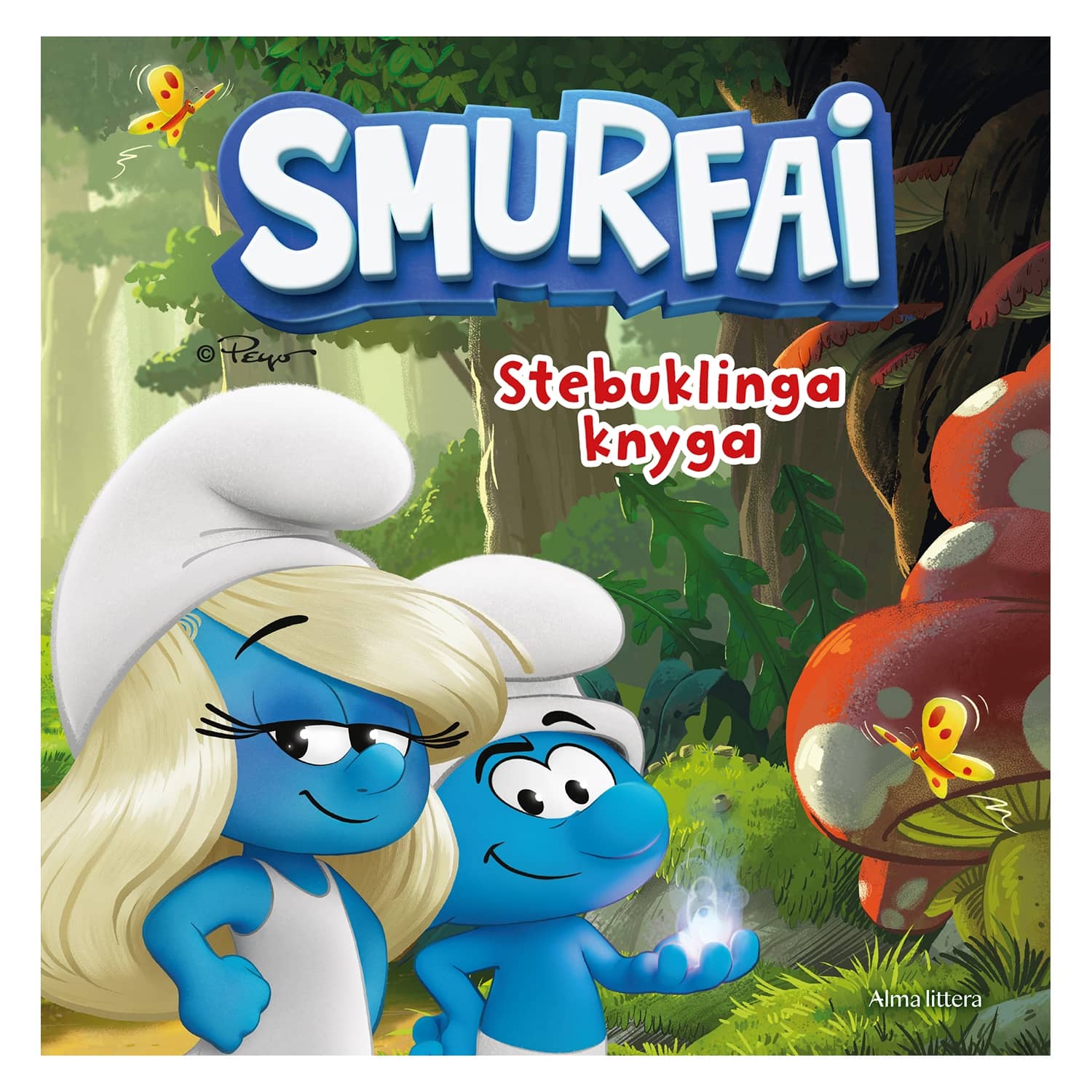Knyga SMURFAI STEBUKLINGA KNYGA