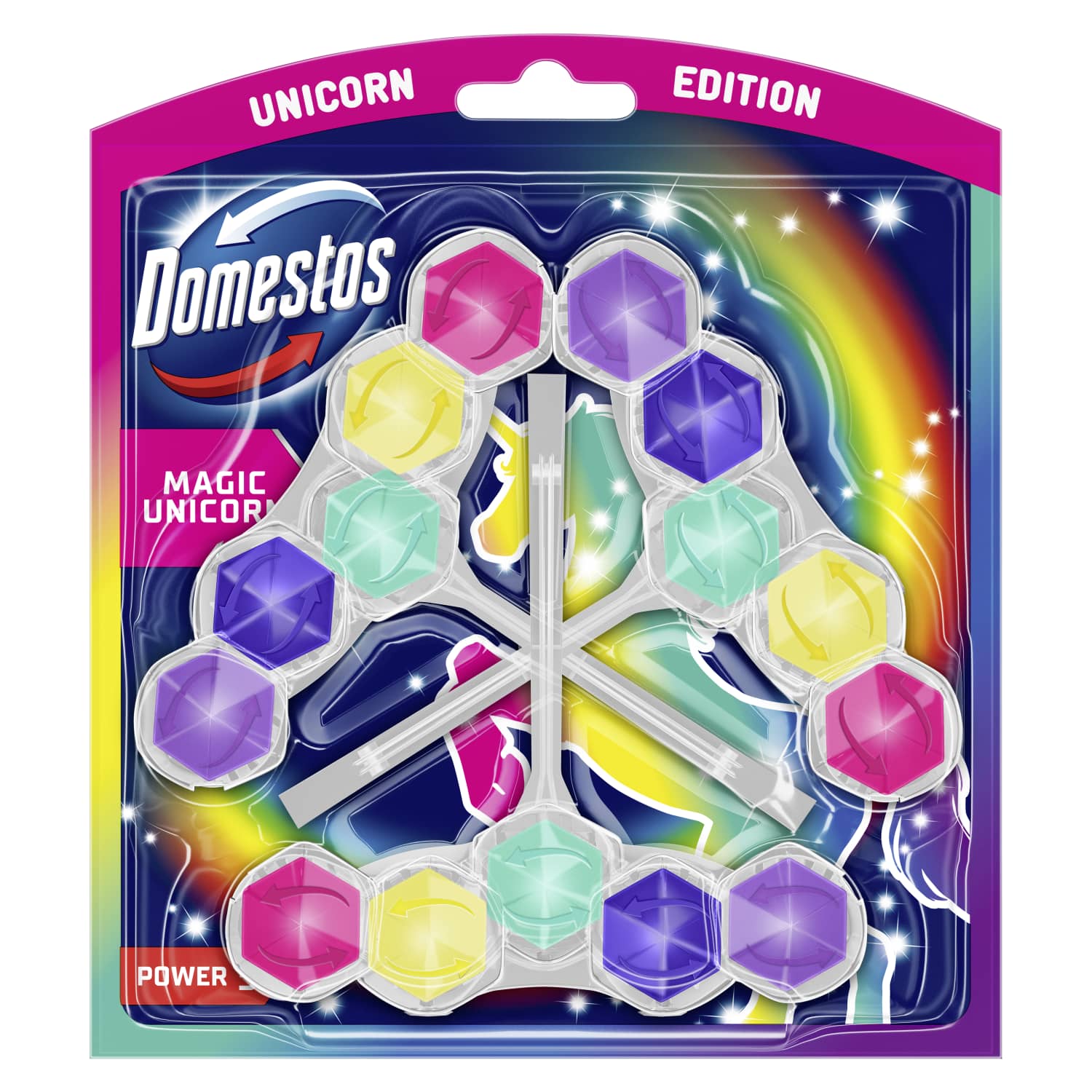 WC värskendaja Domestos Unicorn 3x50g