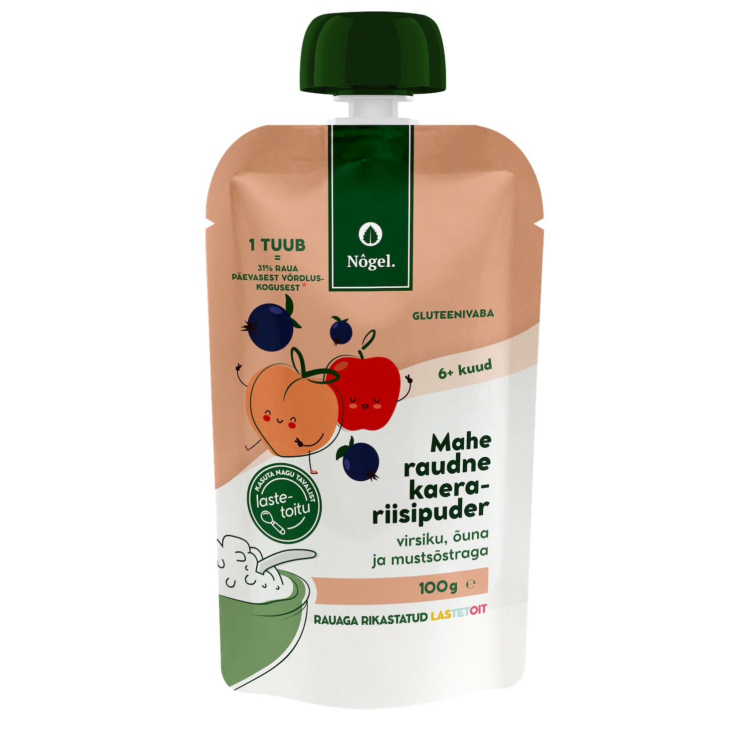 Kaera-riisipud. õun-vir-m.sõs. Nogel öko 100g