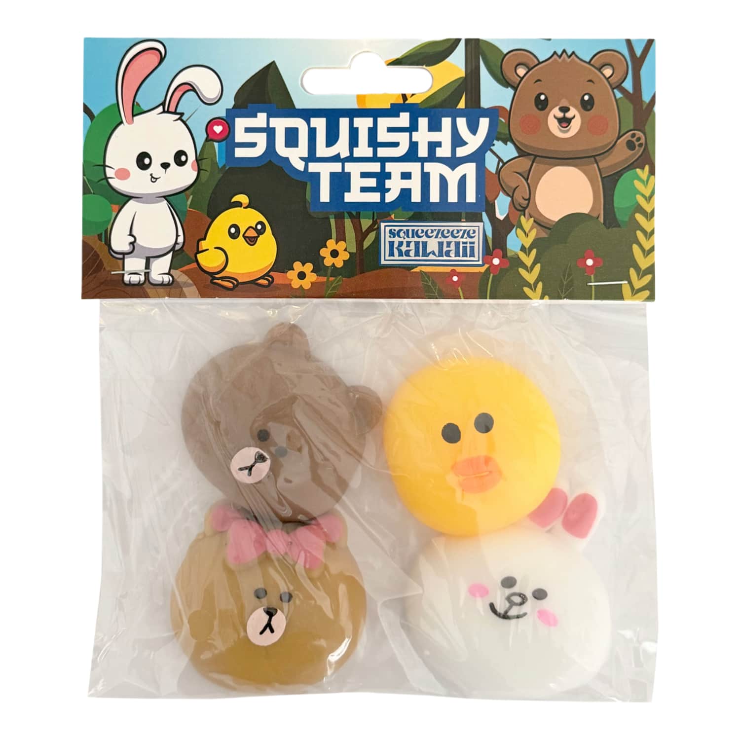 Suspaudžiamas žaislas KRASS ANIMALS FACE