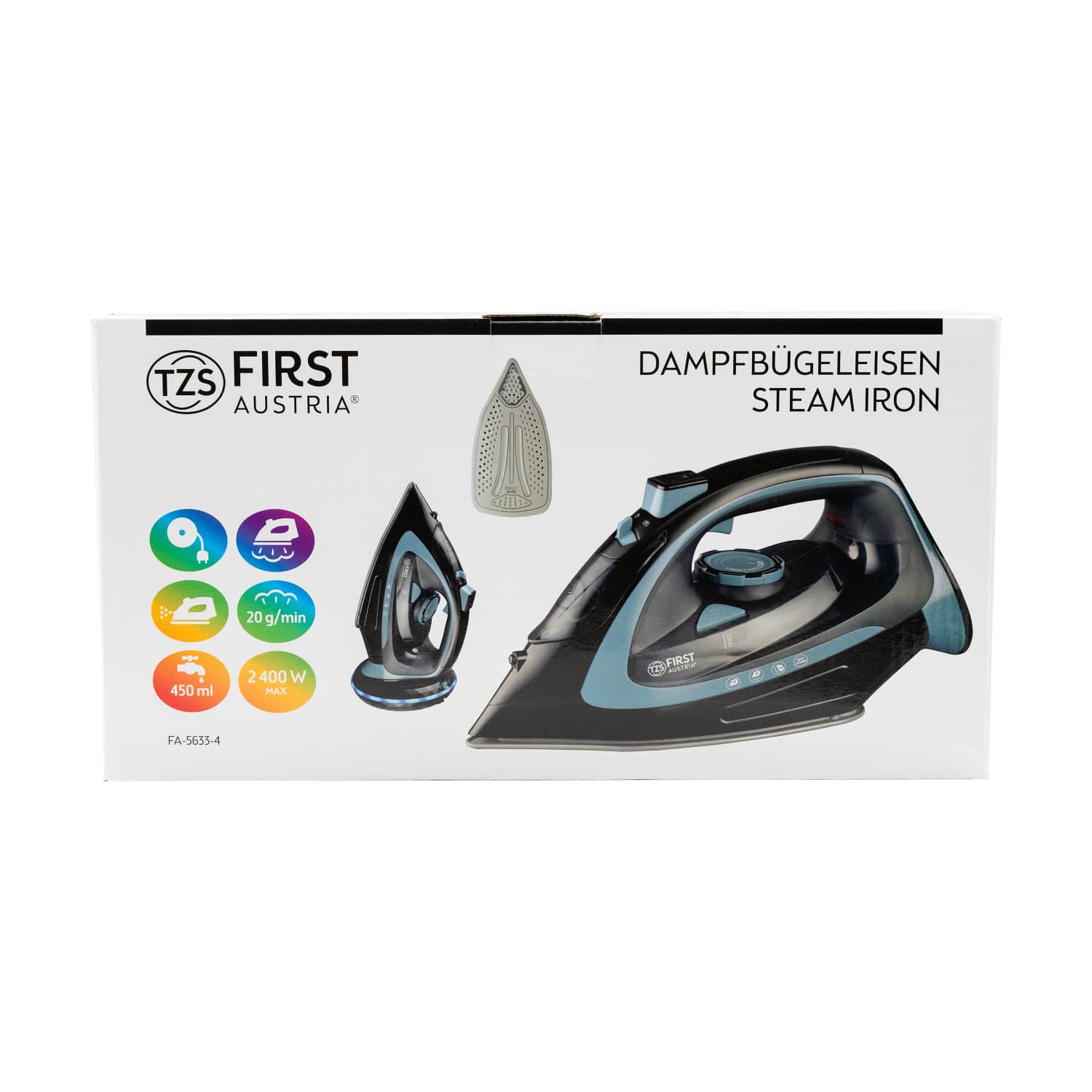 Tvaika glud. First Austria 2200W AW25