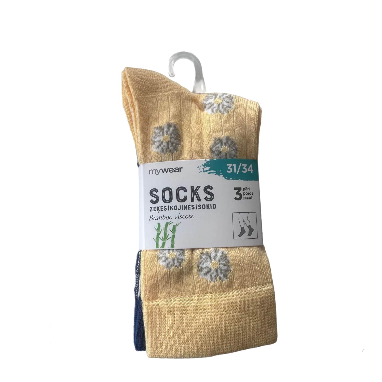 Bērnu zeķes Mywear tumšas 3 pāri 31/34