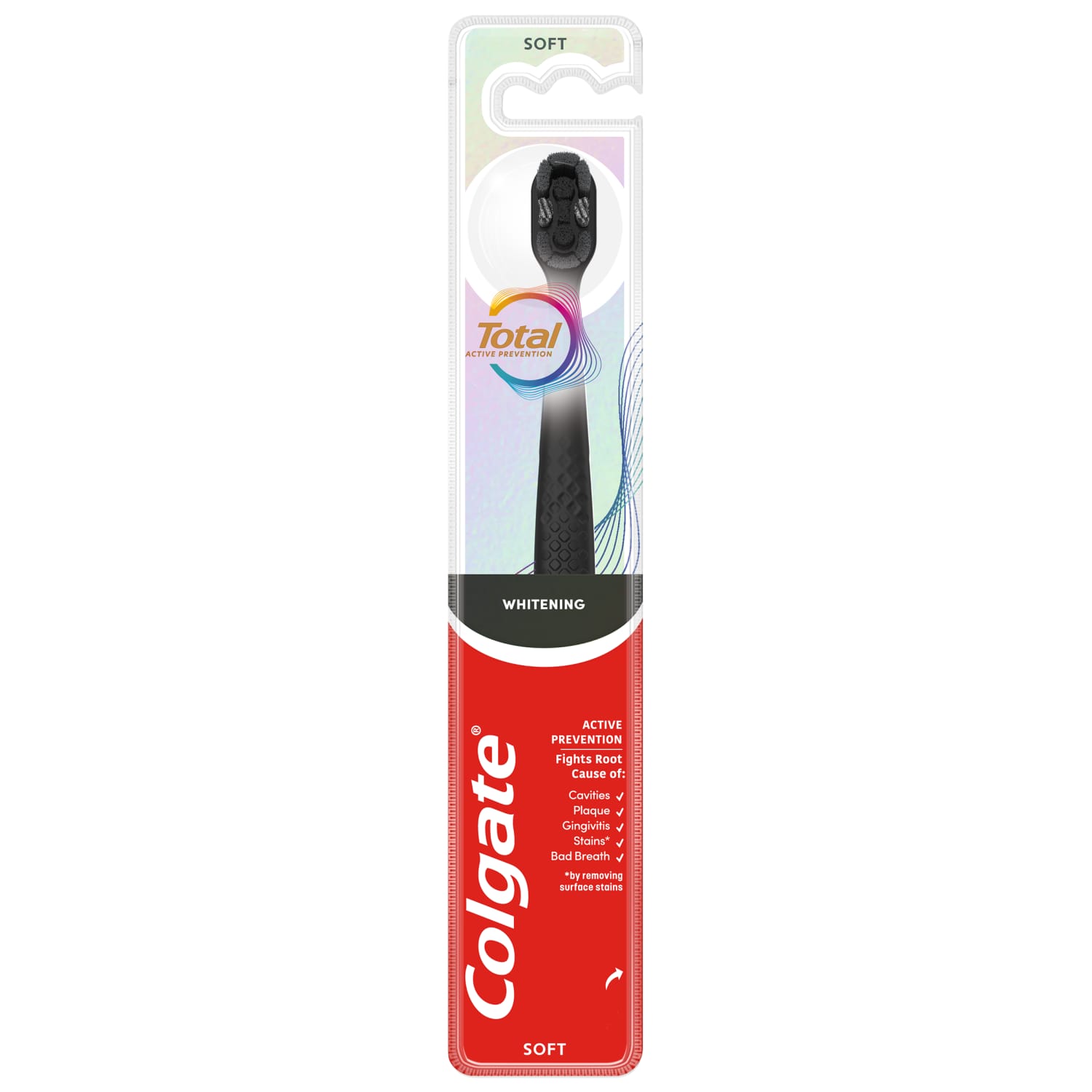 Dantų šep. COLGATE TOTAL BLACK SOFT, 1 vnt