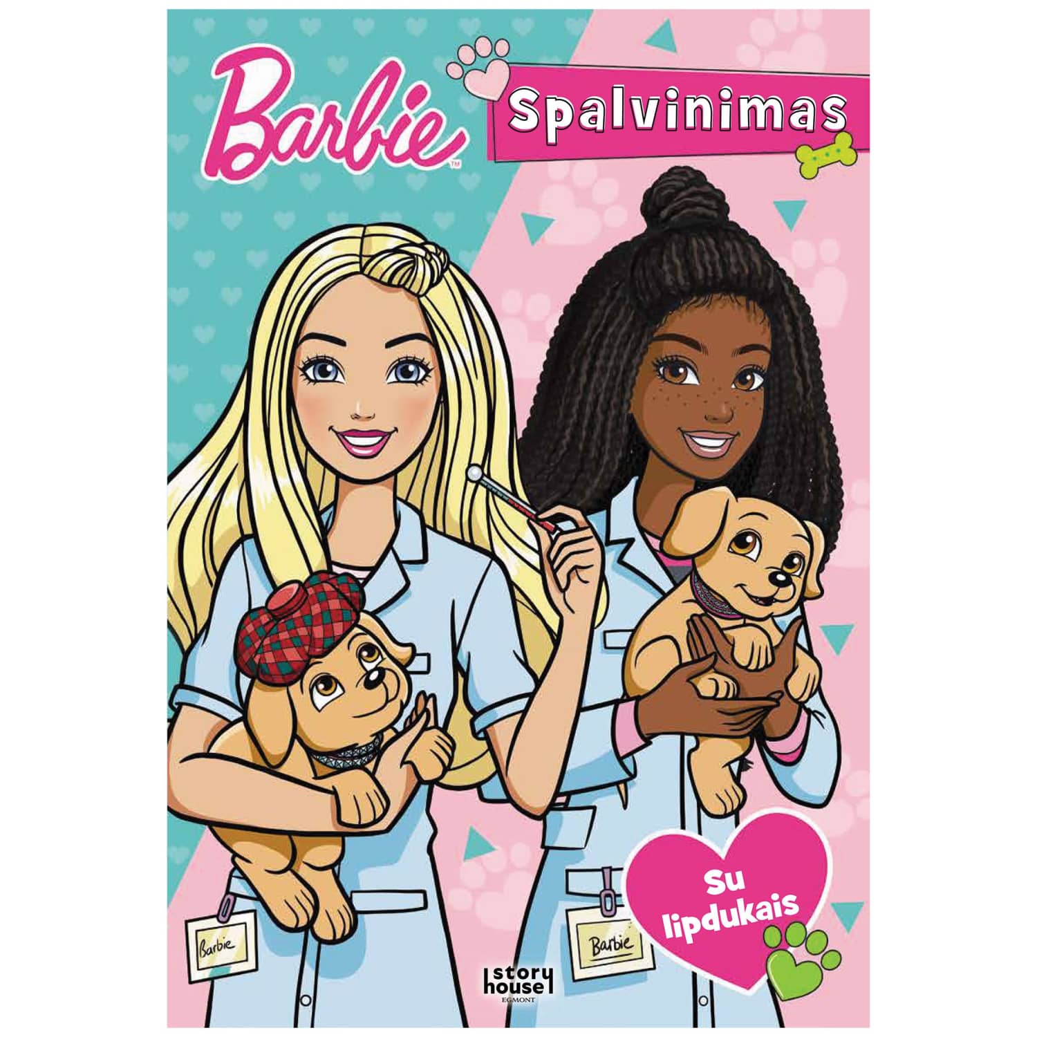 Spalv. kn. BARBIE. GYVŪN. GYDYT. SU LIP.