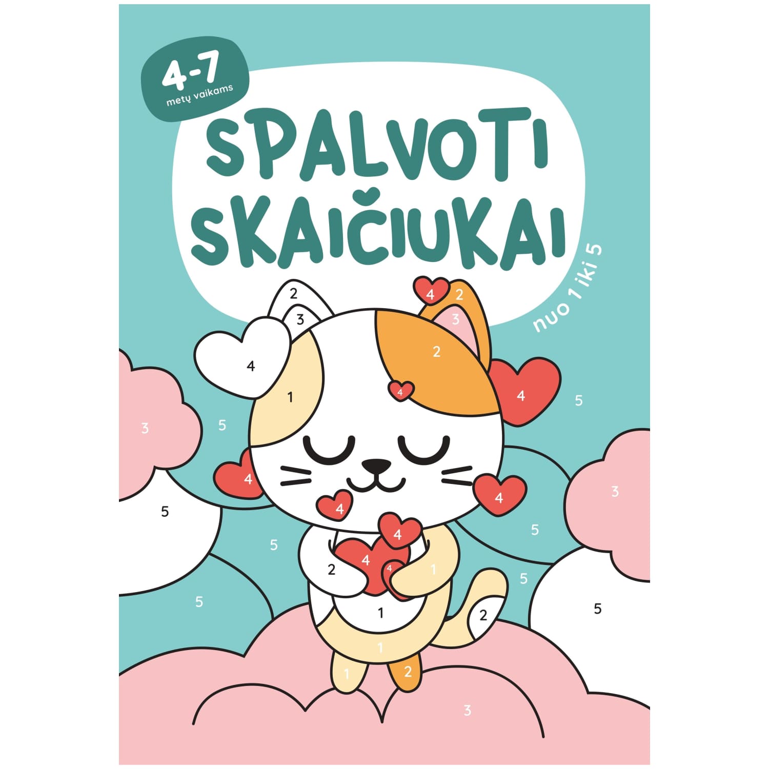 Spalv. kn. SPALV. SKAIČIUKAI NUO 1 IKI 5