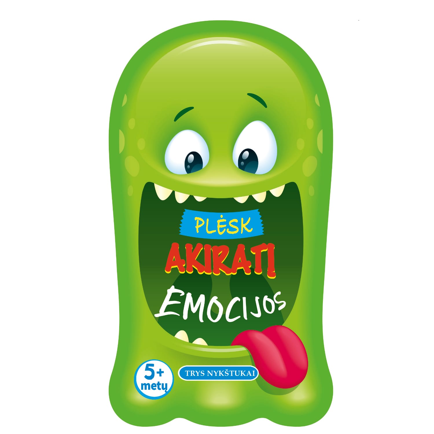 Knyga EMOCIJOS. PLĖSK AKIRATĮ. NUO 5 M.