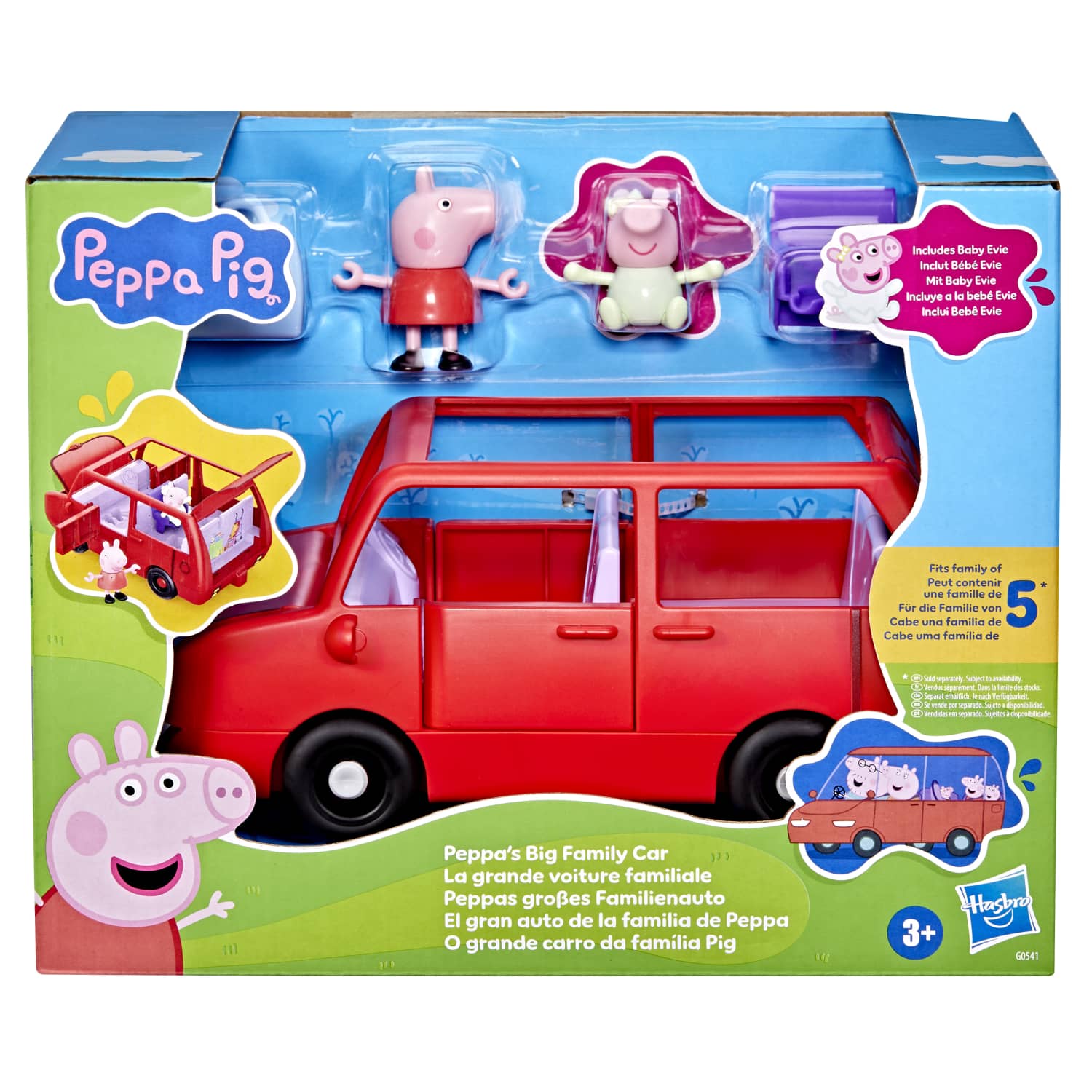 Figūru komp. Peppa Pig Big family car