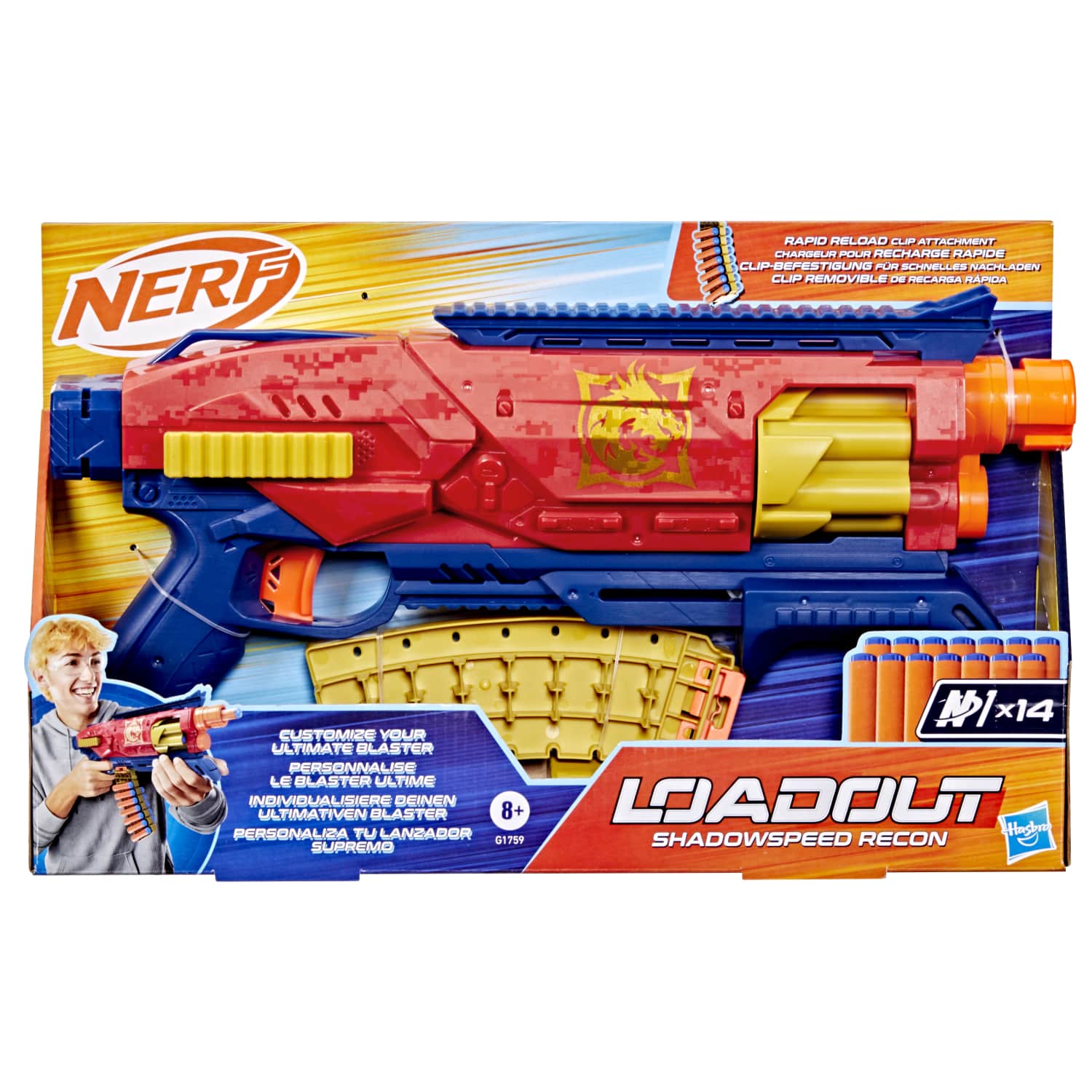 Mängurelv Nerf Shadowspeed recon G1759