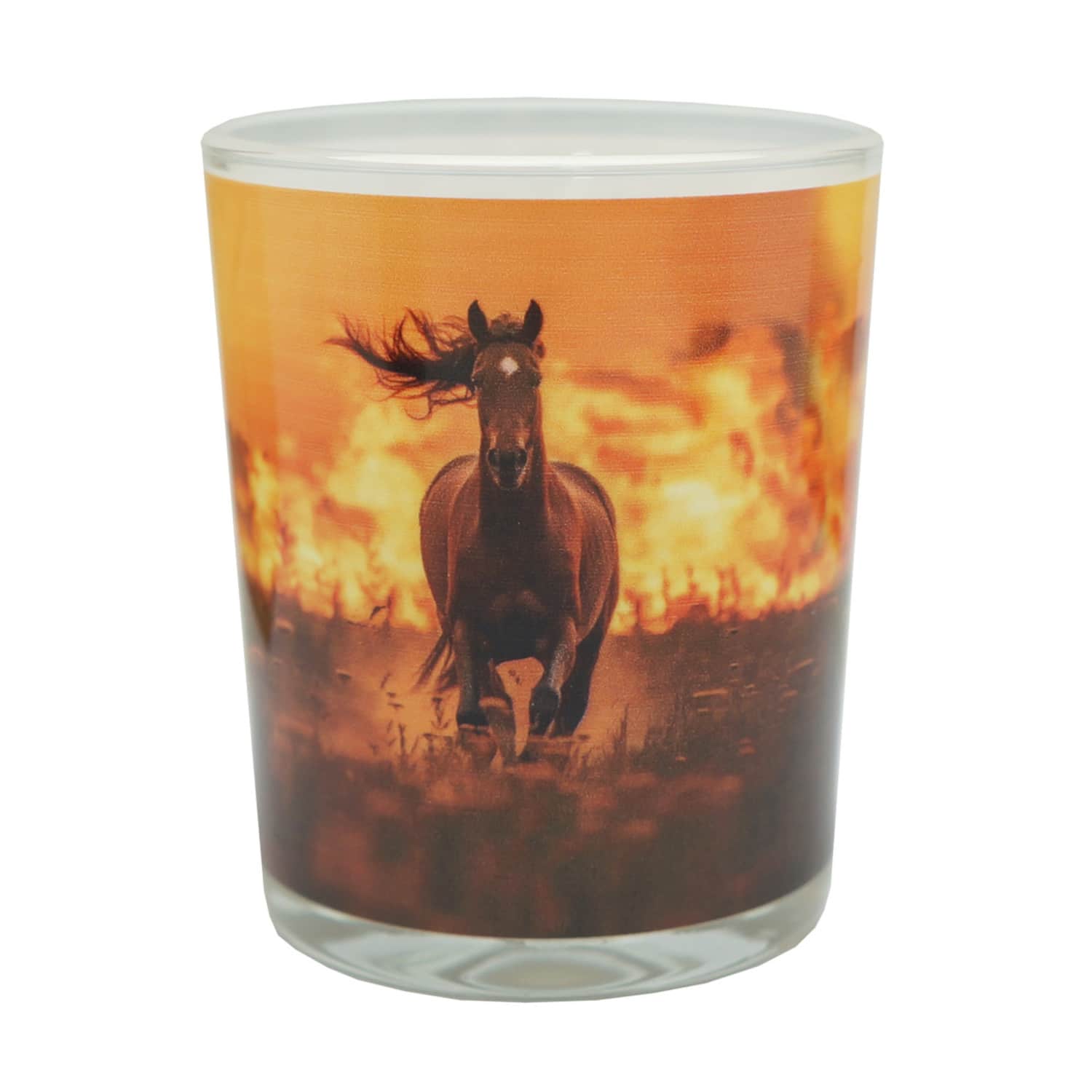 Svece Diana Sveces ar apdruku Zirgs CH25