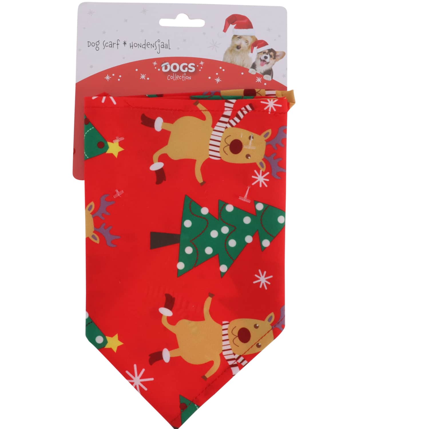 Ziemassvētku lakats suņiem 62x30cm CH25