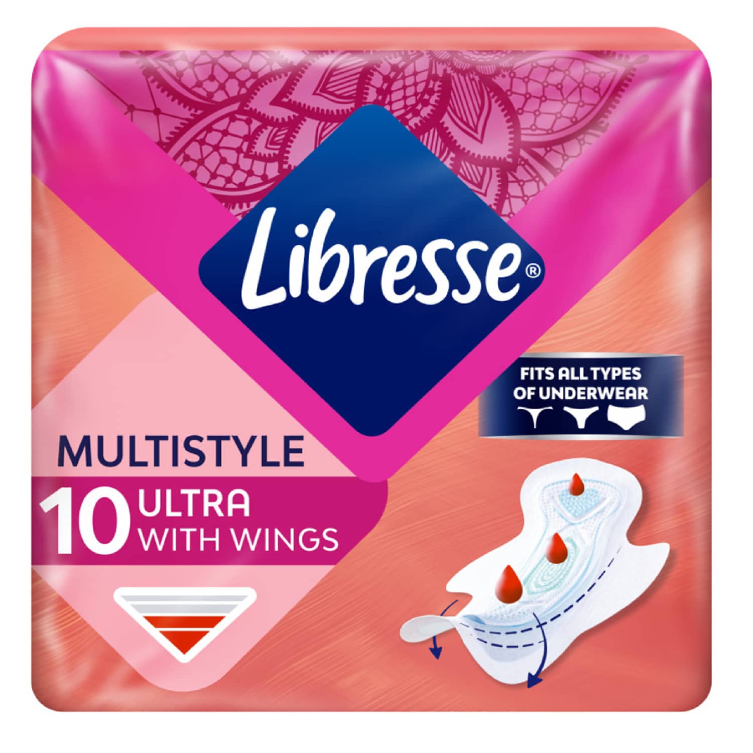 Hügieeniside. Libresse Ultra Multistyle 10tk