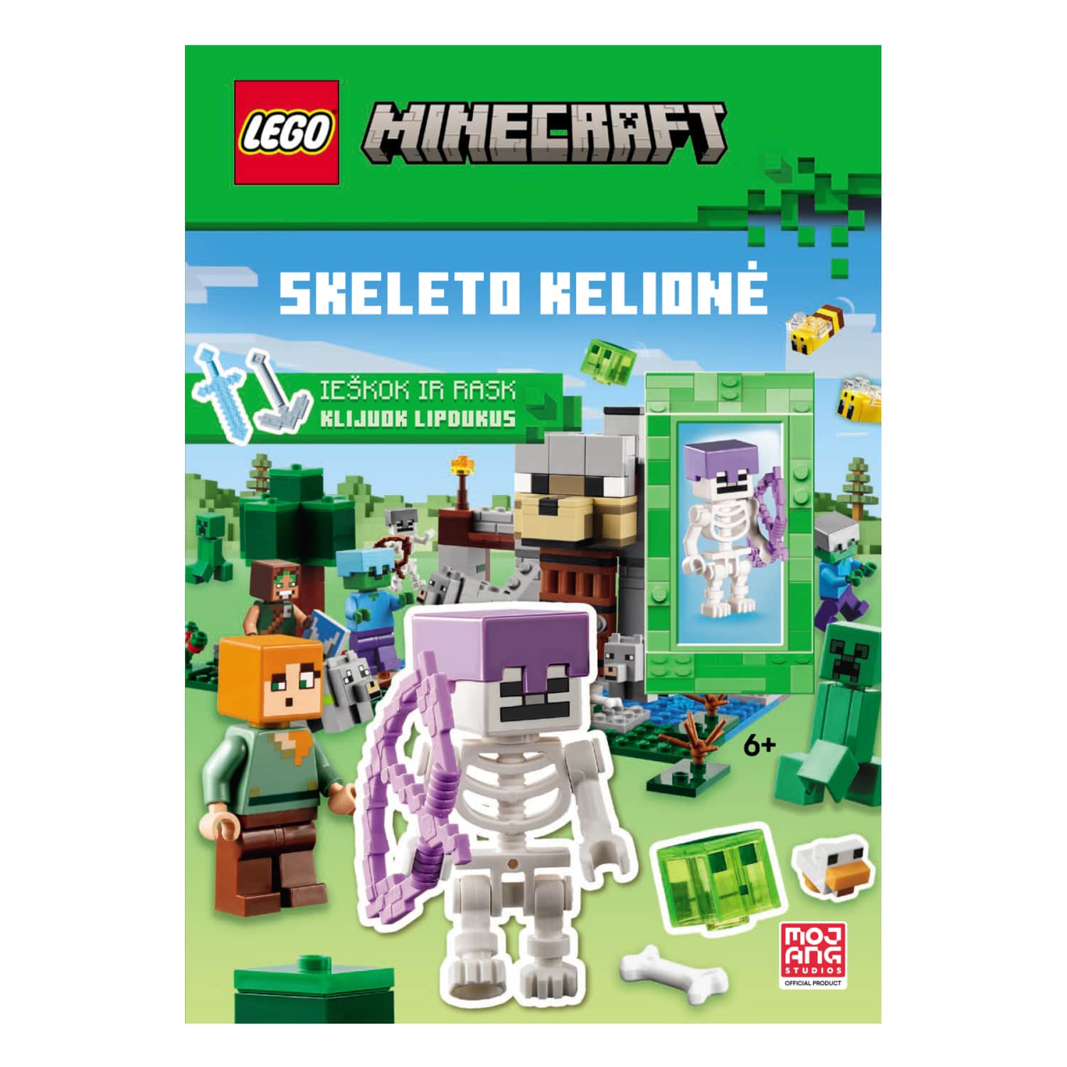 Knyga LEGO® MINECRAFTTM. SKELETO KELIONĖ