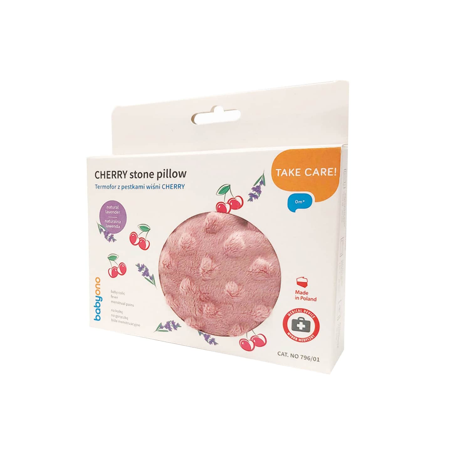 Spilventiņš-termofors BabyOno Cherry 1gab.