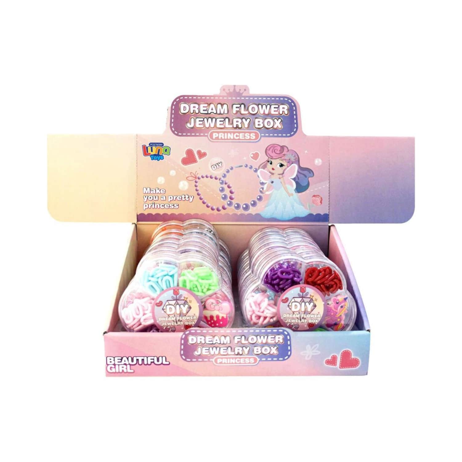 Helmed värvilised karbis Luna