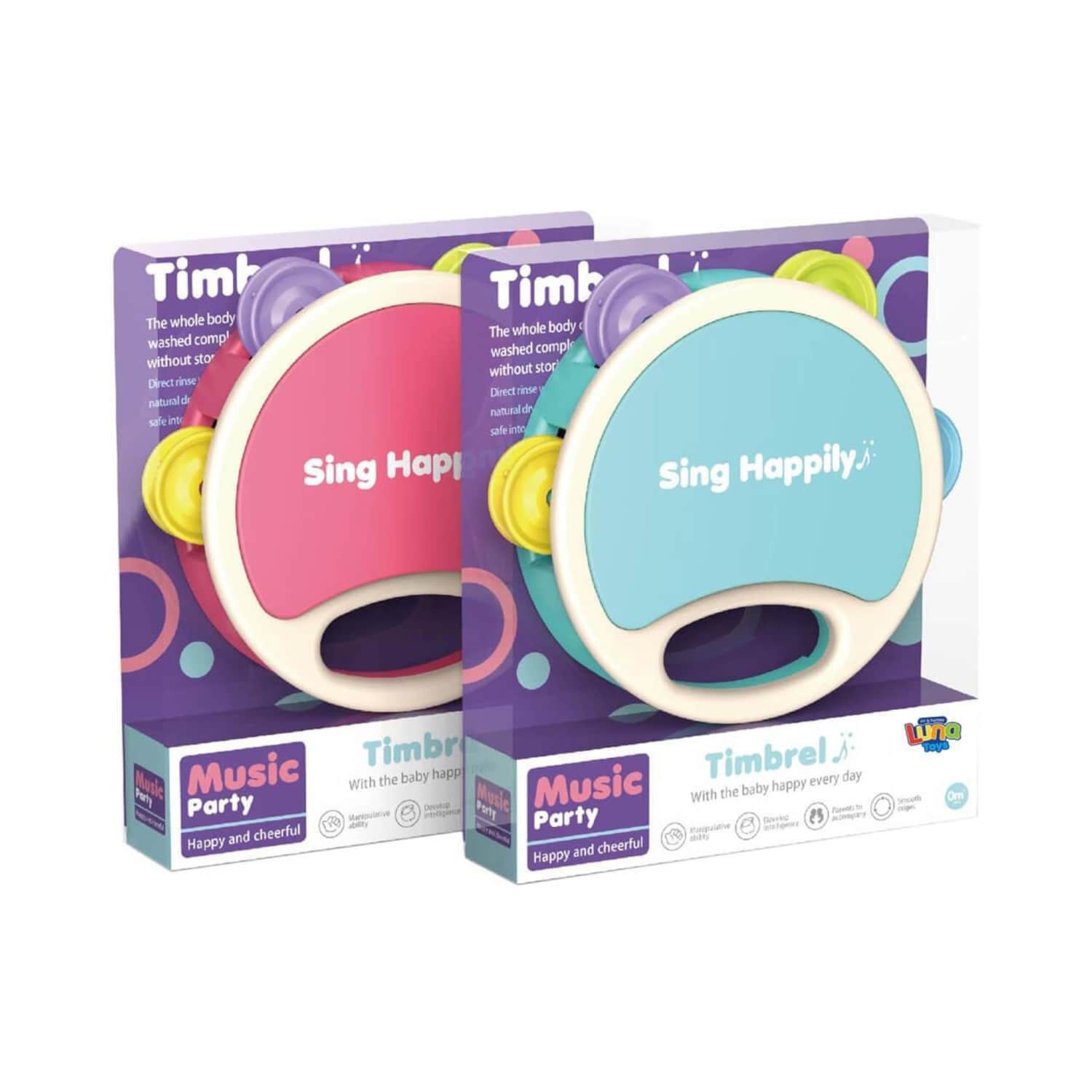 Žaislinis tamburinas LUNA