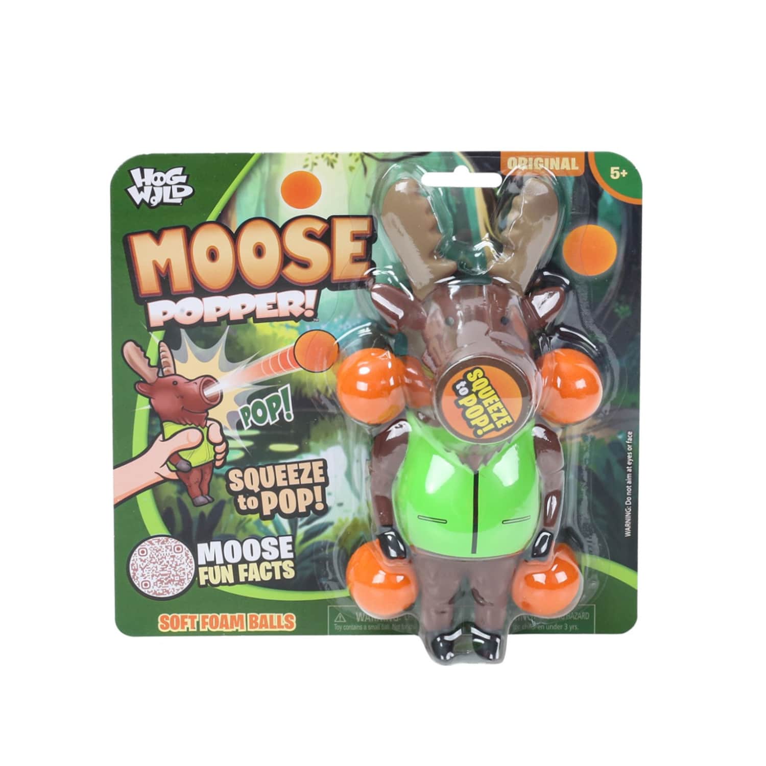 Plaukšķene ar bumbiņām Moose Popper