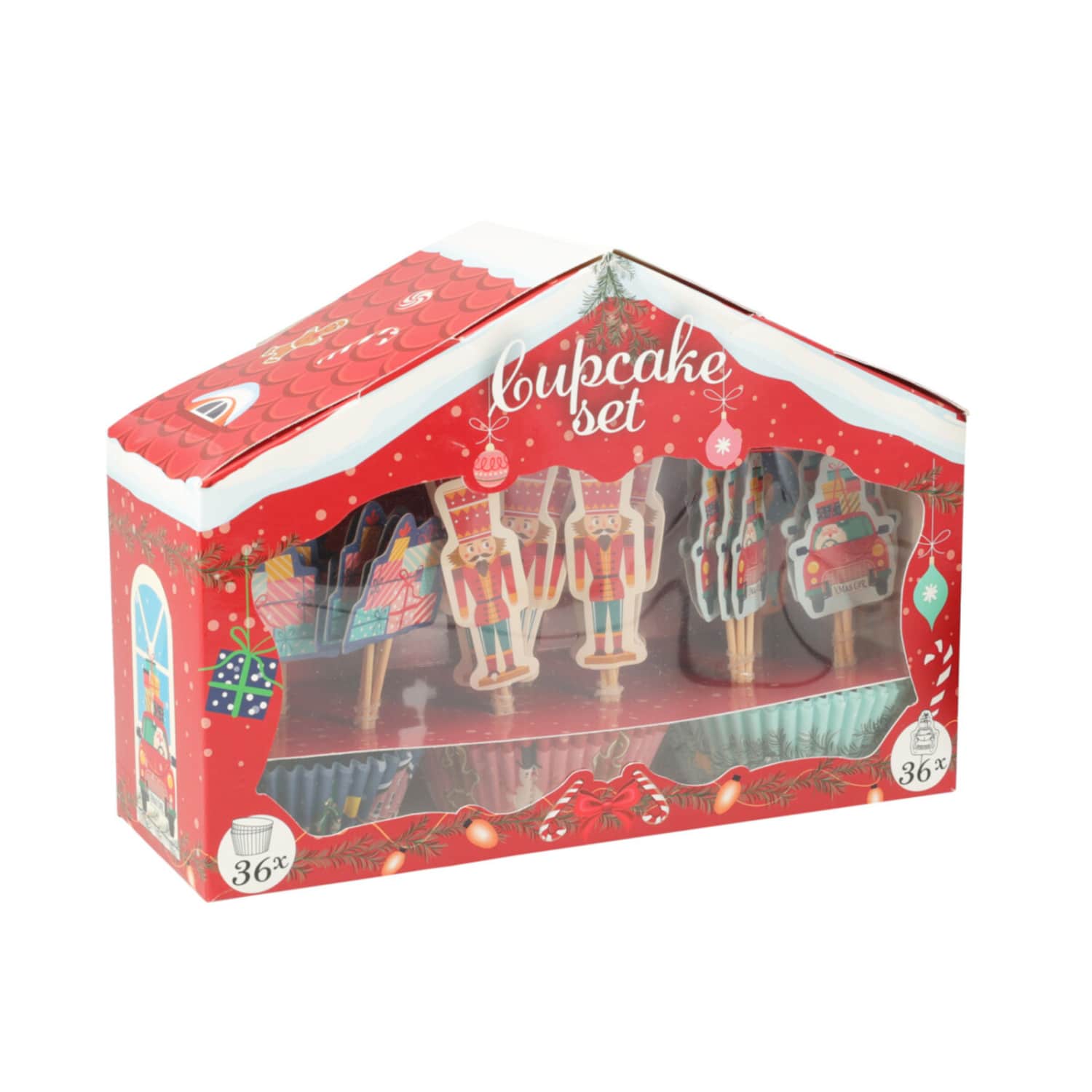 Kēksiņu formukomplekts 72gab Ziemassvētk
