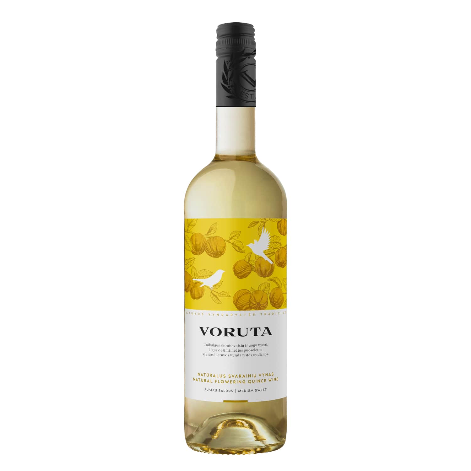 Nat. svarainių vynas VORUTA, 11 %, 0,75 l