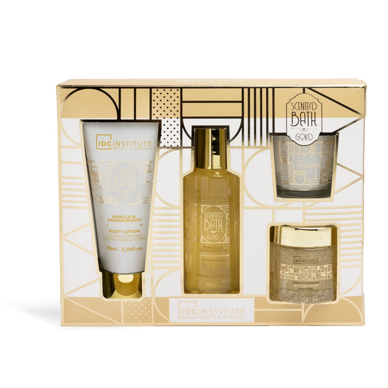 Vonios rinkinys SC. BATH GOLD PERFECT, 4 vnt.