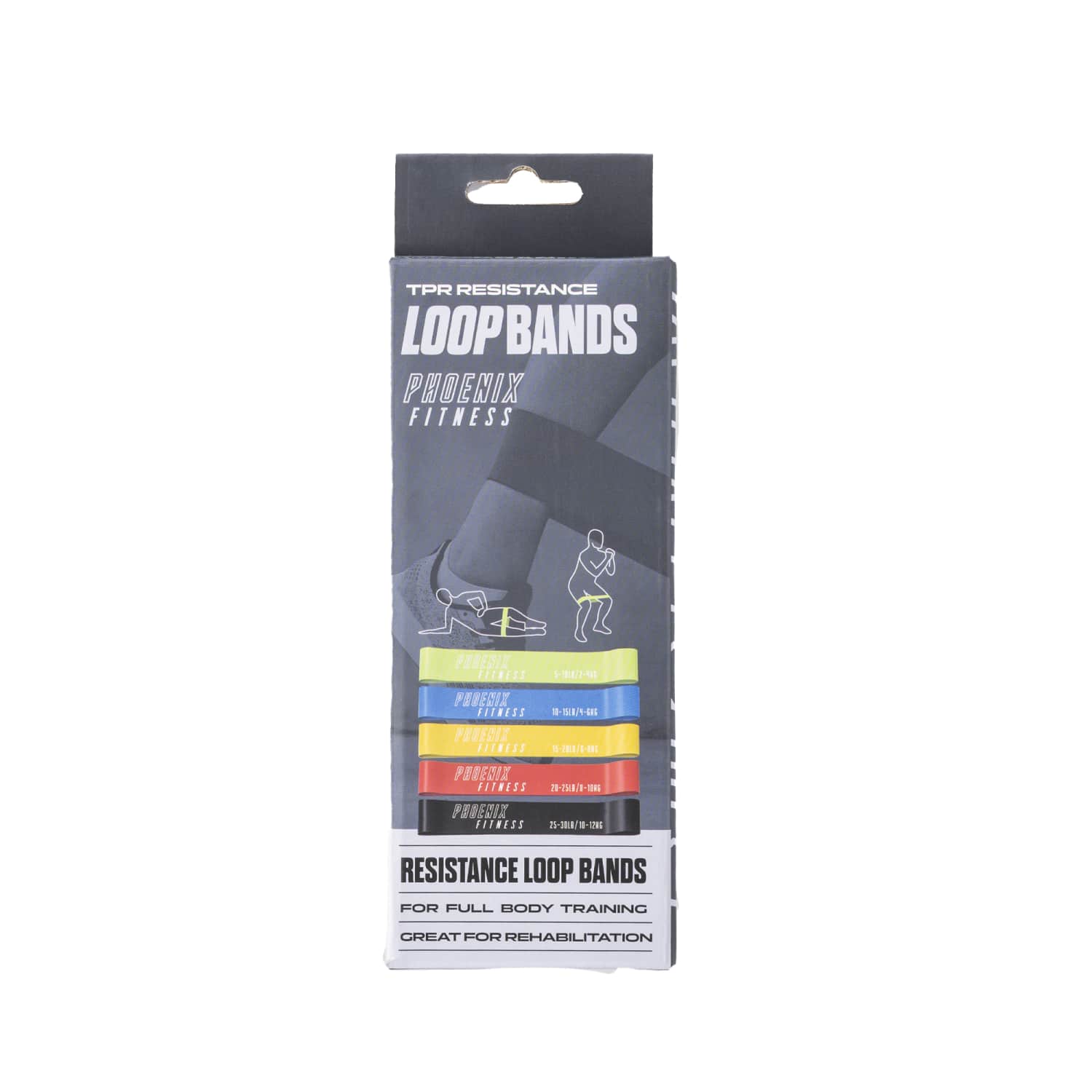 Venitusrihmad Phoenix Fitness 2-12kg 5tk