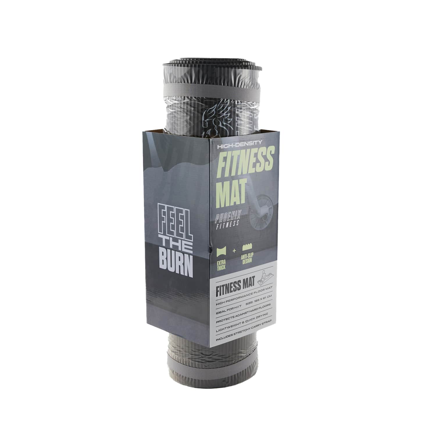 Fitn. kilimėlis PHOENIX FITNESS, 183x61x1,5cm