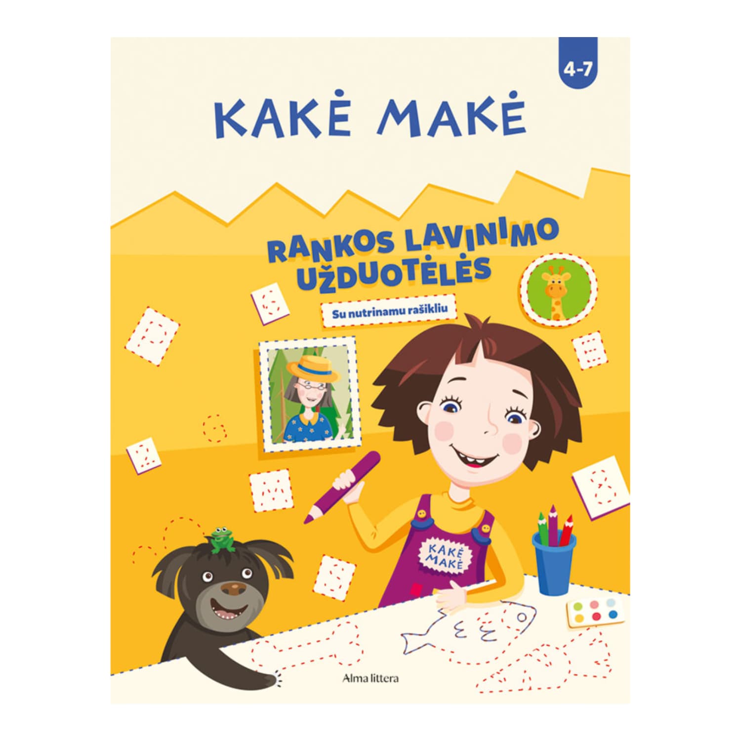 Knyga KAKĖ MAKĖ. RANKOS LAVINIMO UŽDUOTĖLĖS