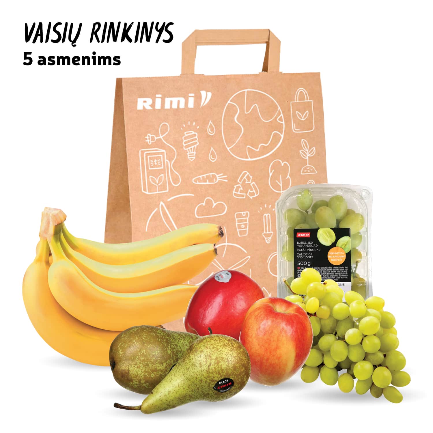 Vaisių rinkinys (5 asmenų)