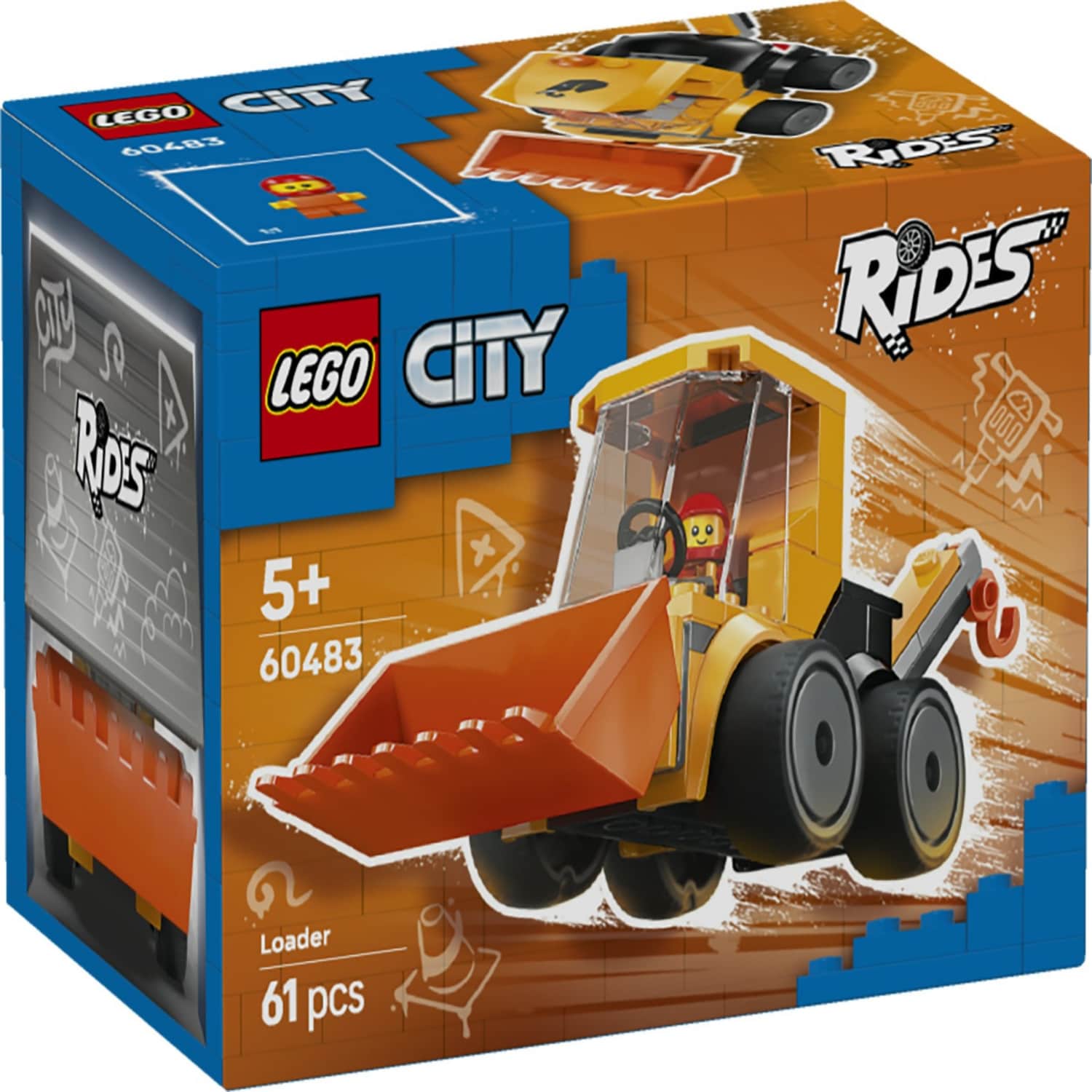 Konstr. Lego Sõidukid Ehituslaadur 60483