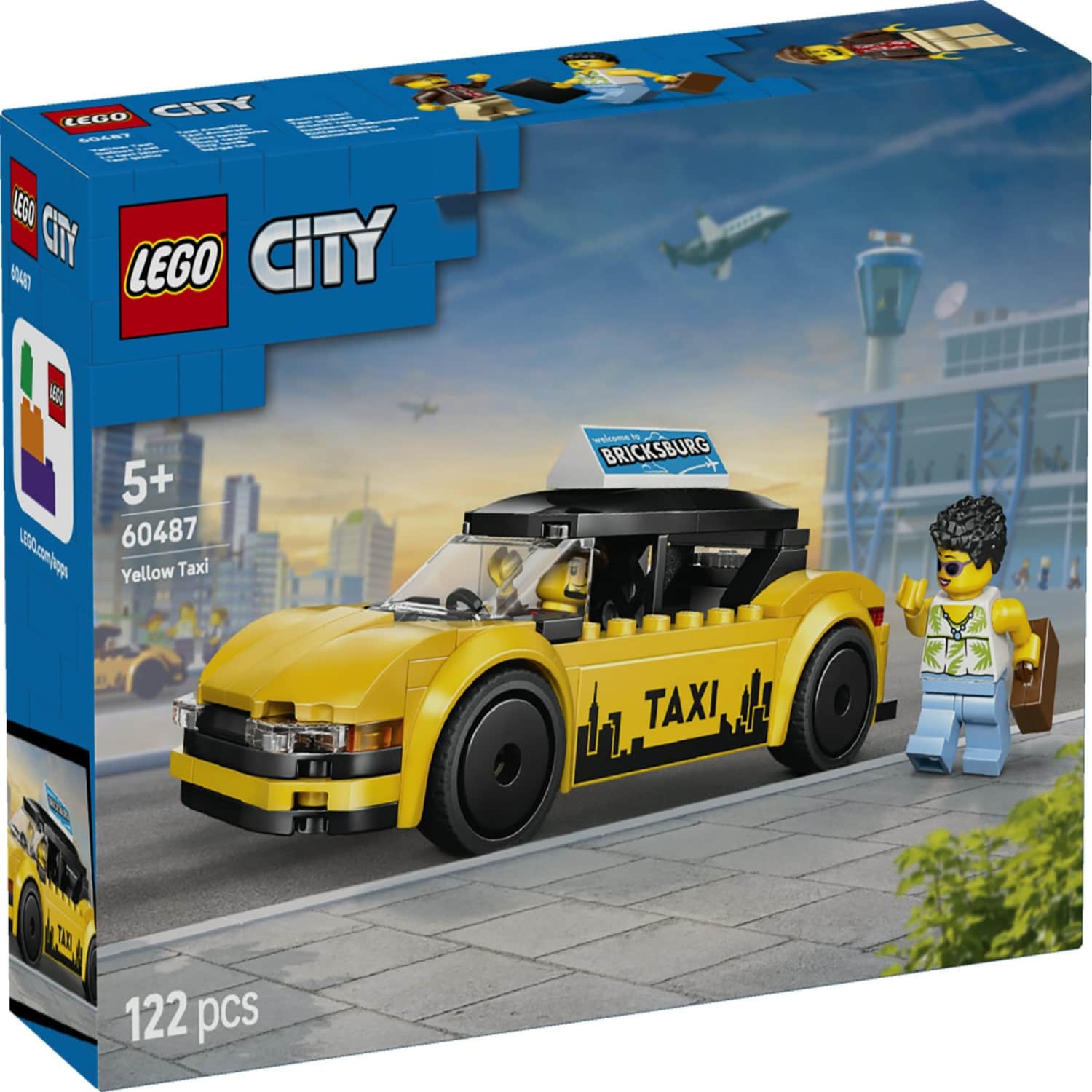 Konstr. Lego Dzeltenais Taksometrs 60487
