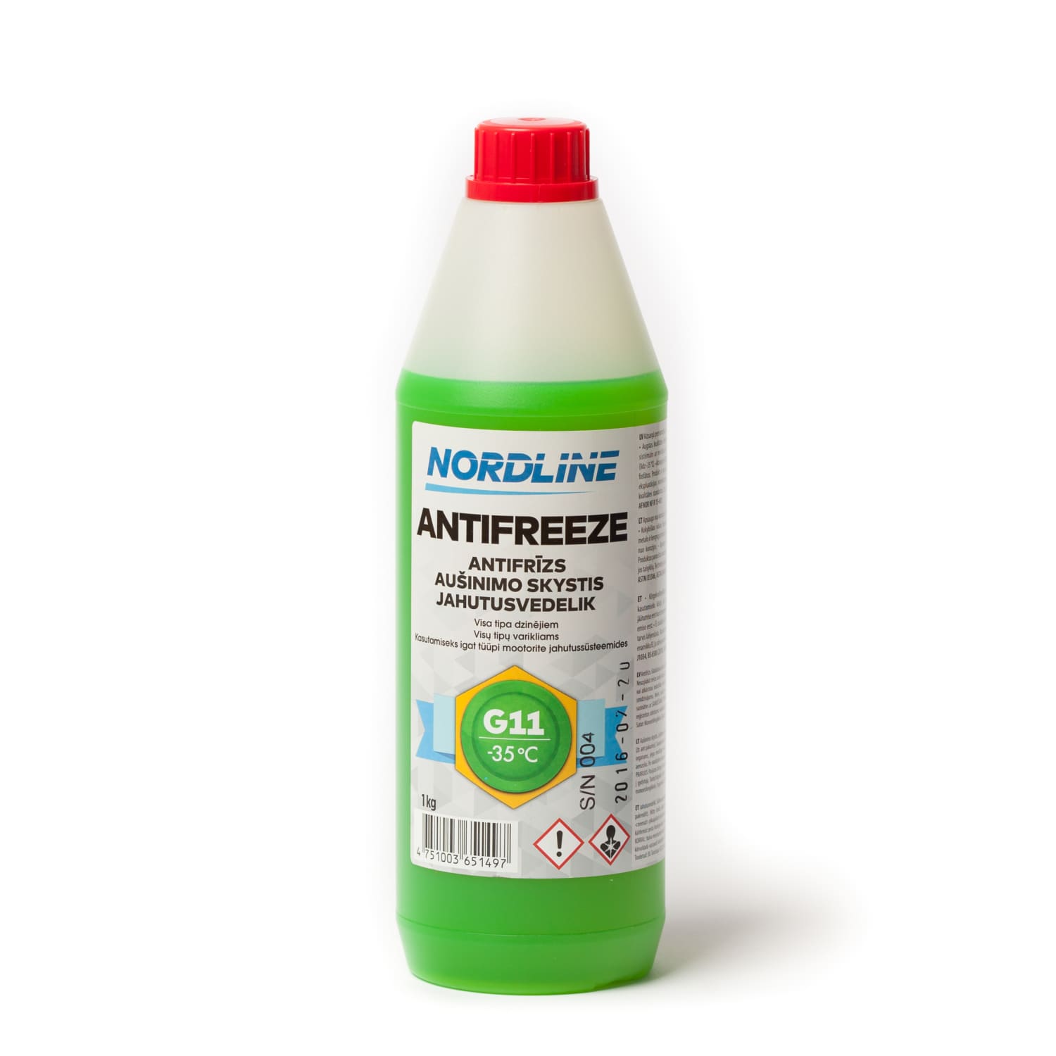 Antifrīzs 1kg  Green -35 °C G11 0.93L