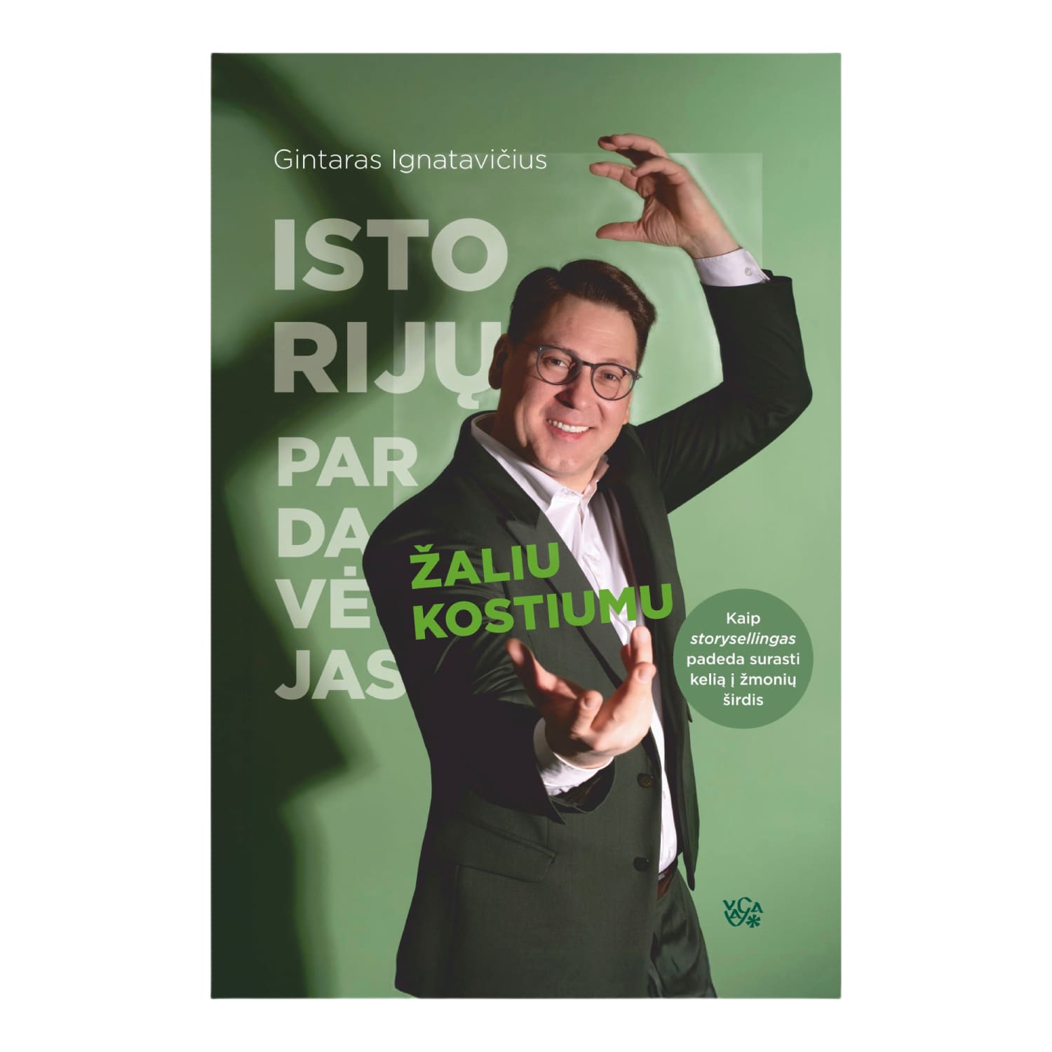 Knyga ISTORIJŲ PARDAVĖJAS ŽALIU KOSTIUMU