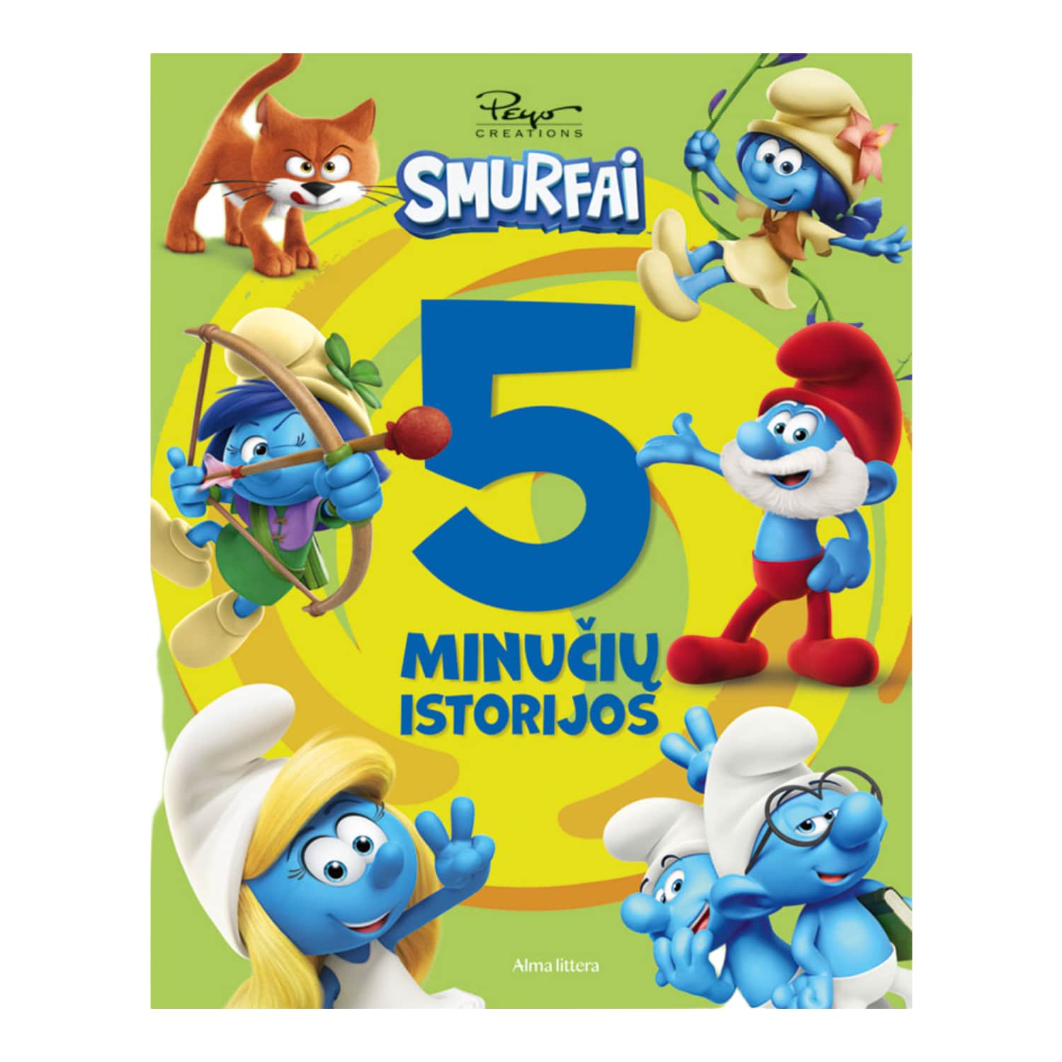 Knyga SMURFAI. 5 MINUČIŲ PASAKOS