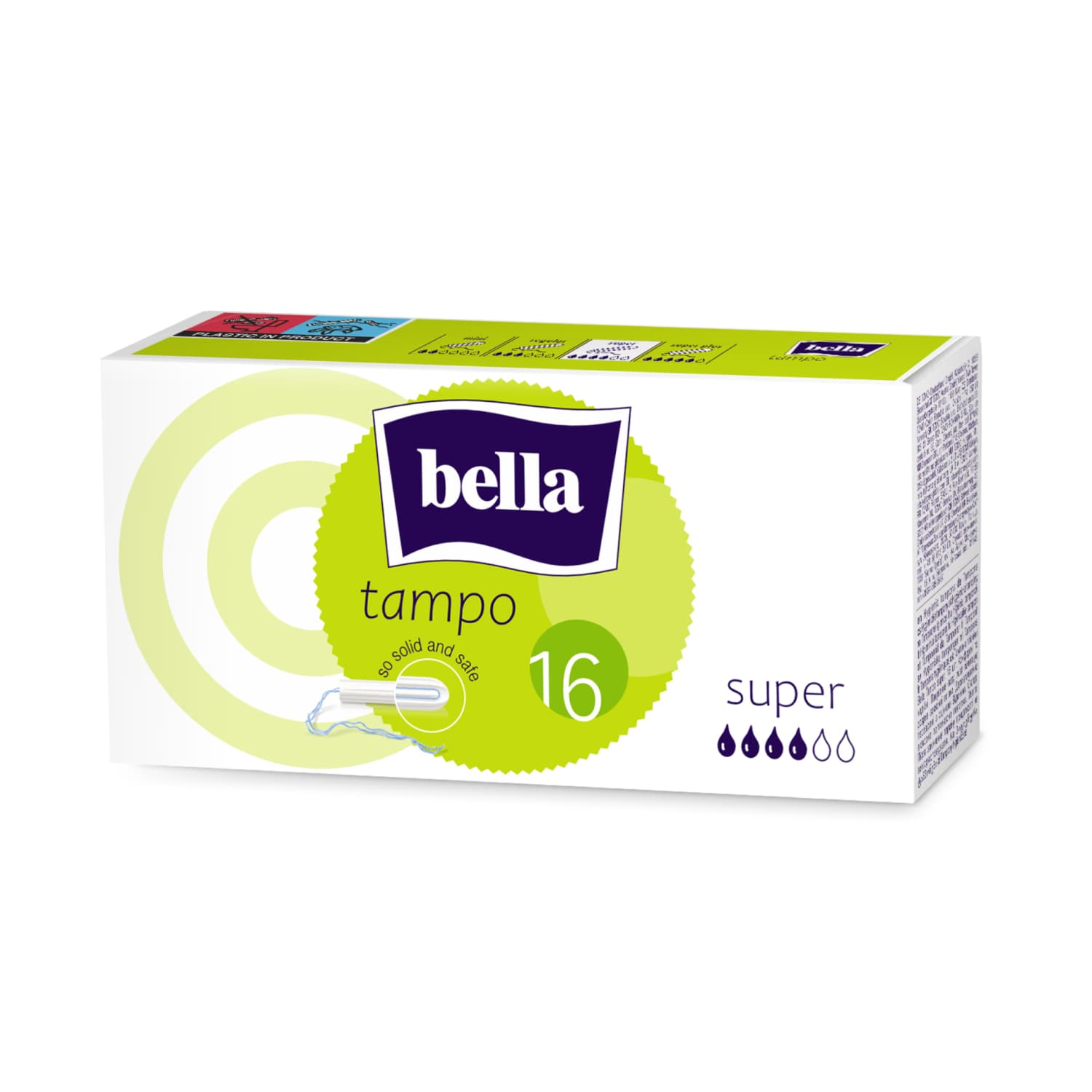 Tamponai BELLA SUPER EASY TWIST, 16 vnt