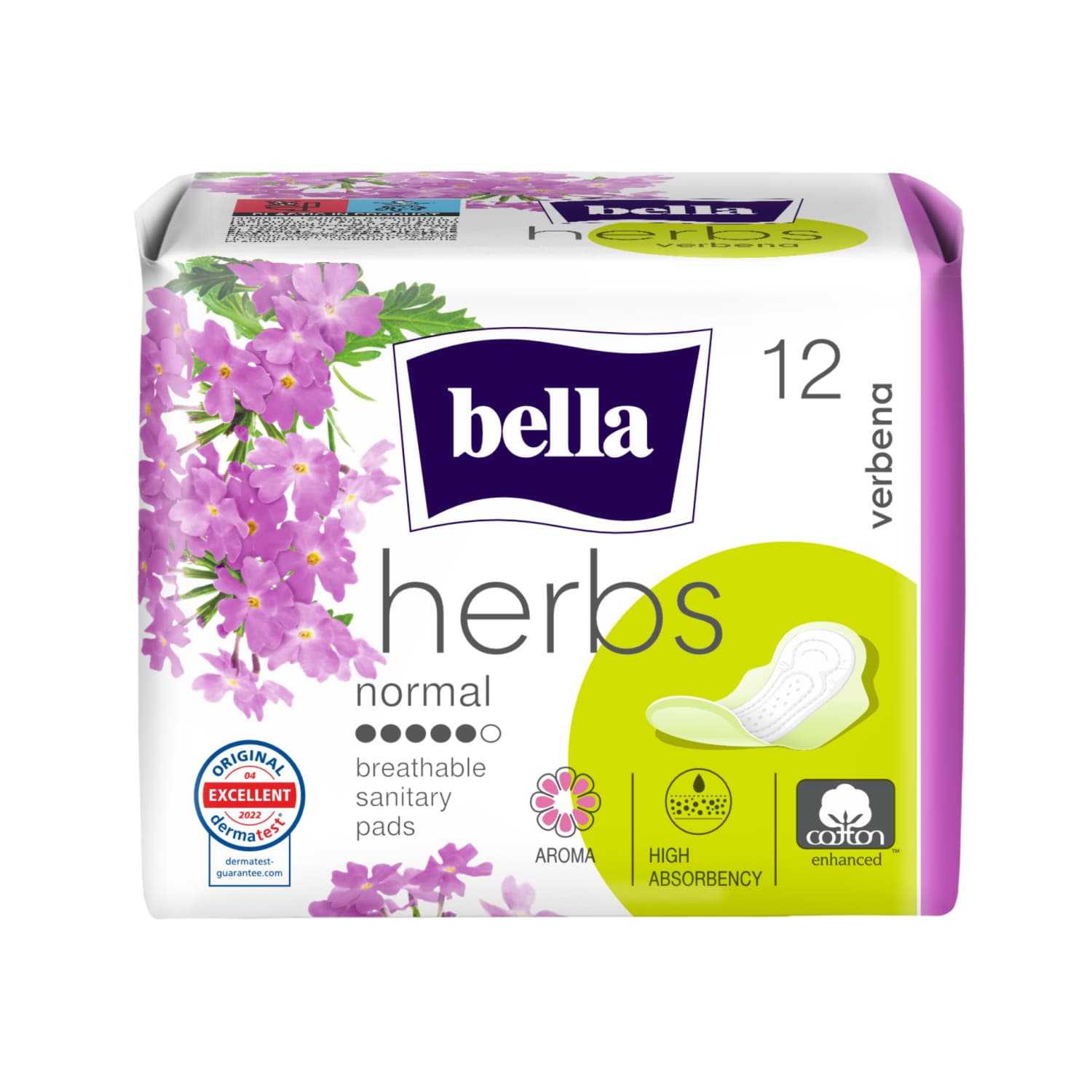Hügieenisidemed Bella Herbs Verbena Deo 12tk