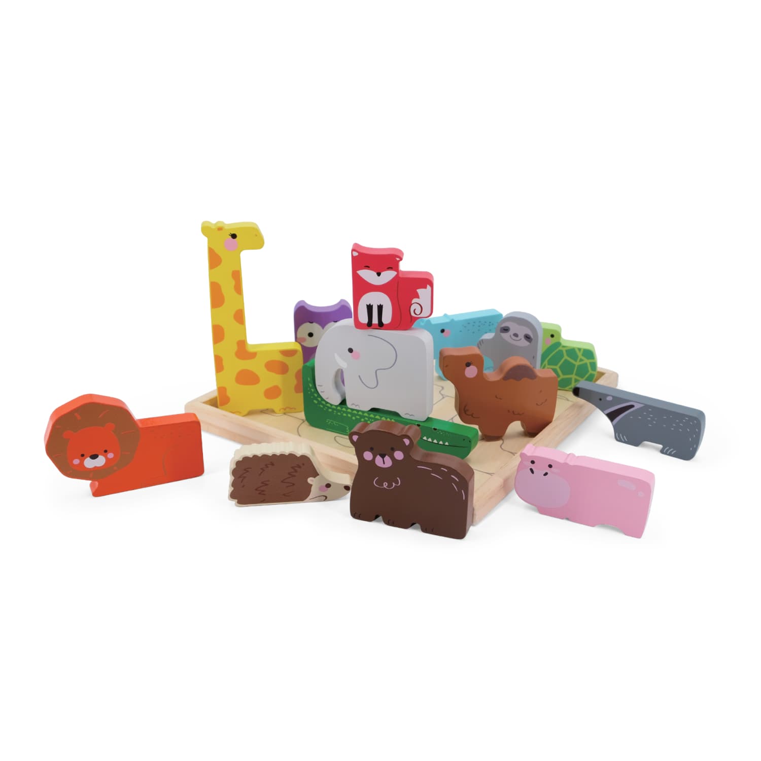 Koka puzle ar dzīvn. Gerardos Toys SS26