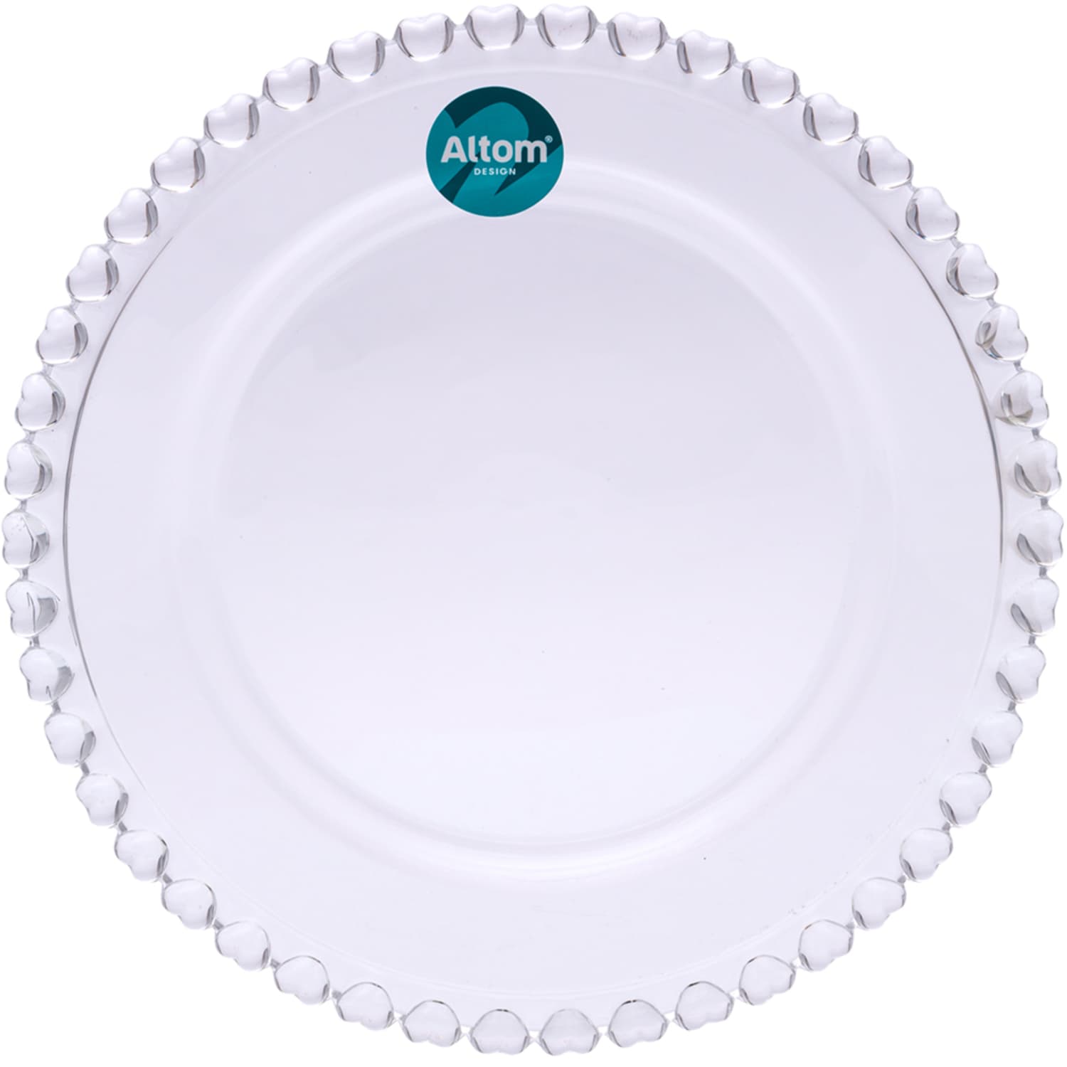 Stikla šķīvis Love 19,5cm VD26