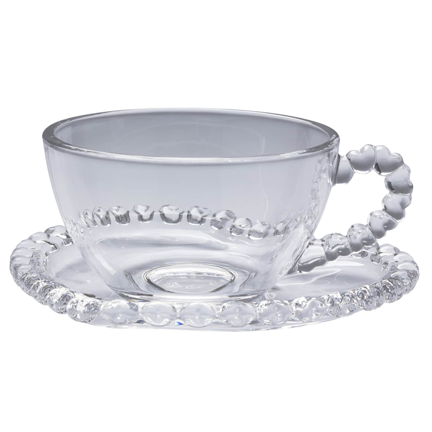 Stikla krūze ar apakštasīti 200ml VD26