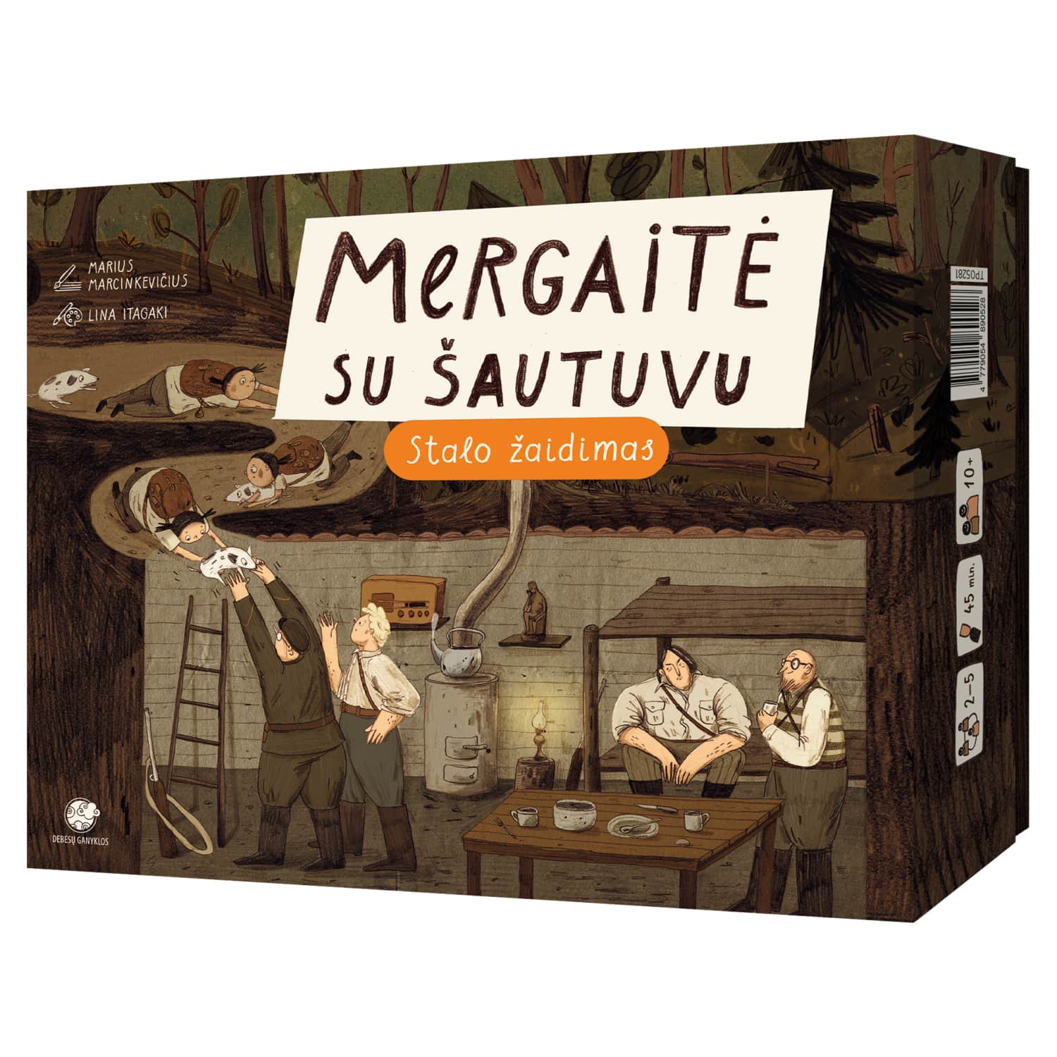 Stalo žaidimas MERGAITĖ SU ŠAUTUVU