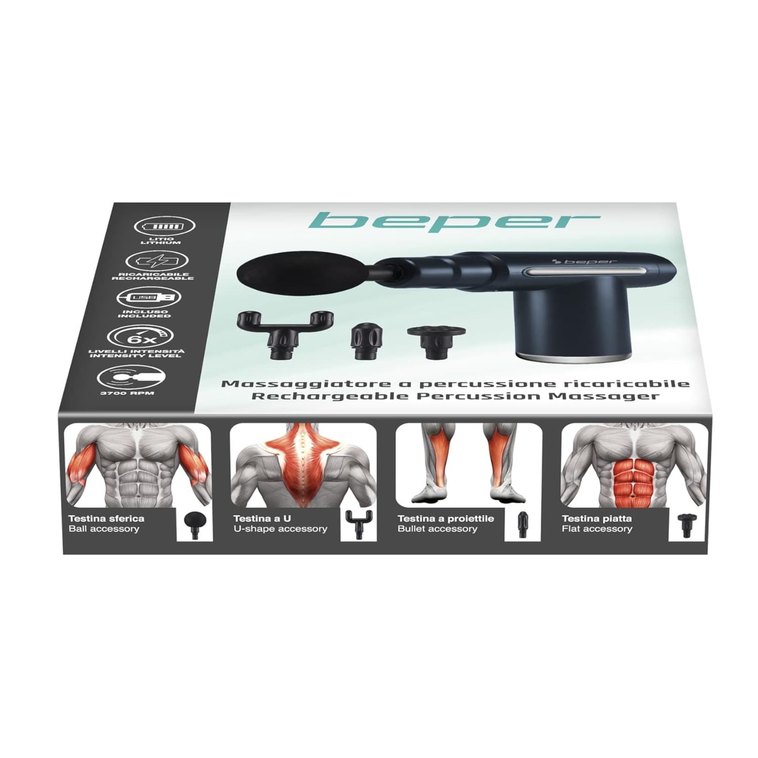 Massaažiseade Beper laetav SS26