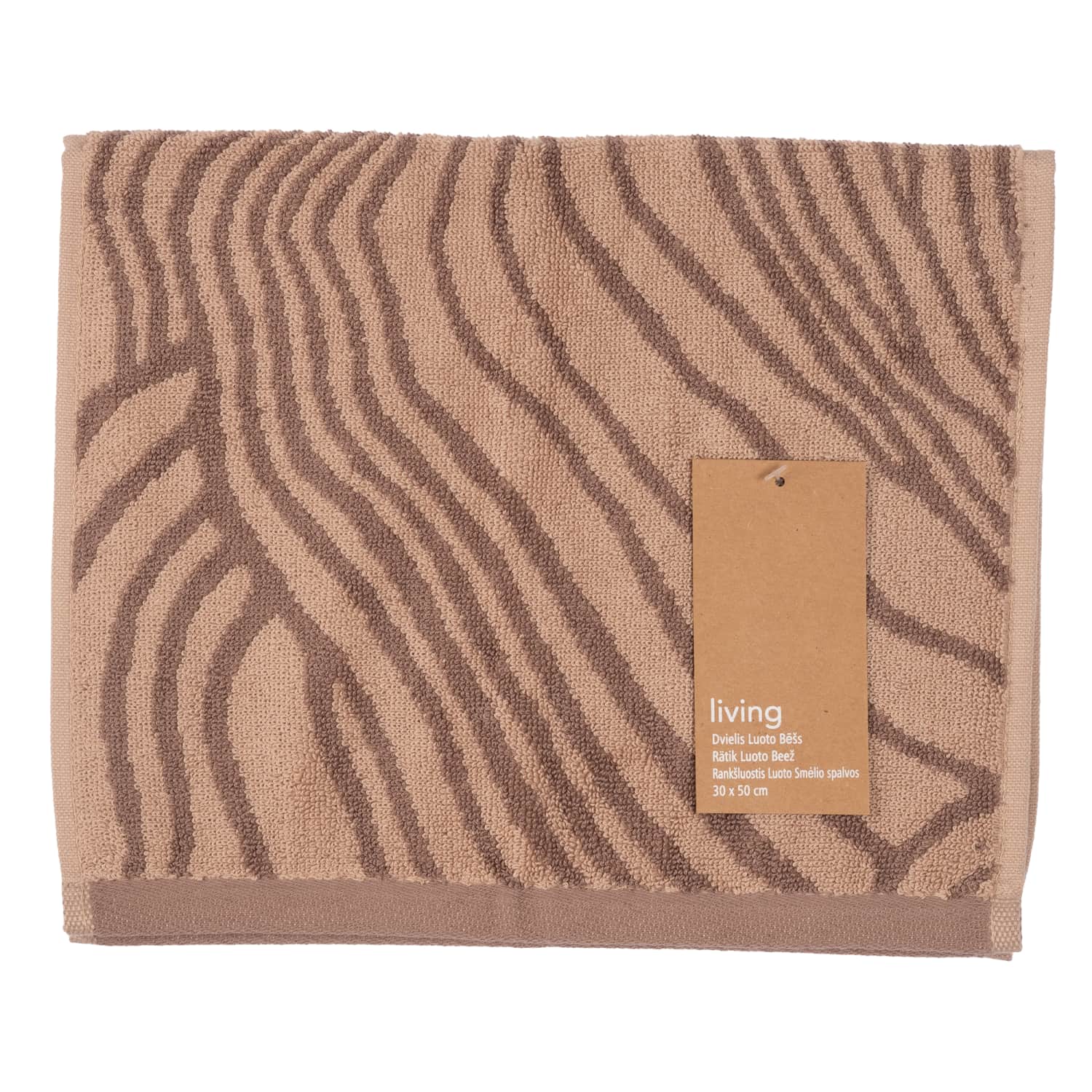 Rankšluostis 30x50cm, smėlio sp., SS26