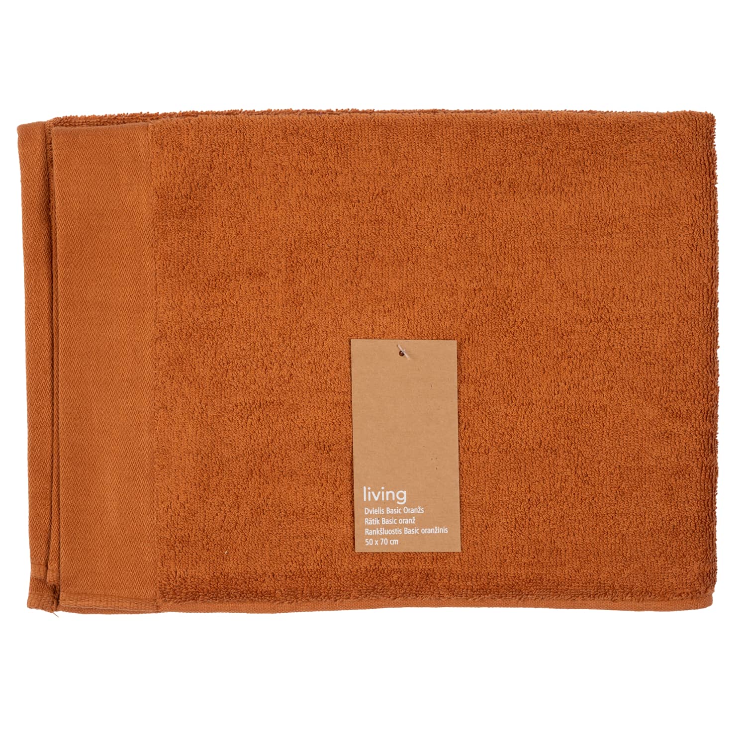 Rankšluostis 50x70cm, oranžinis, SS26
