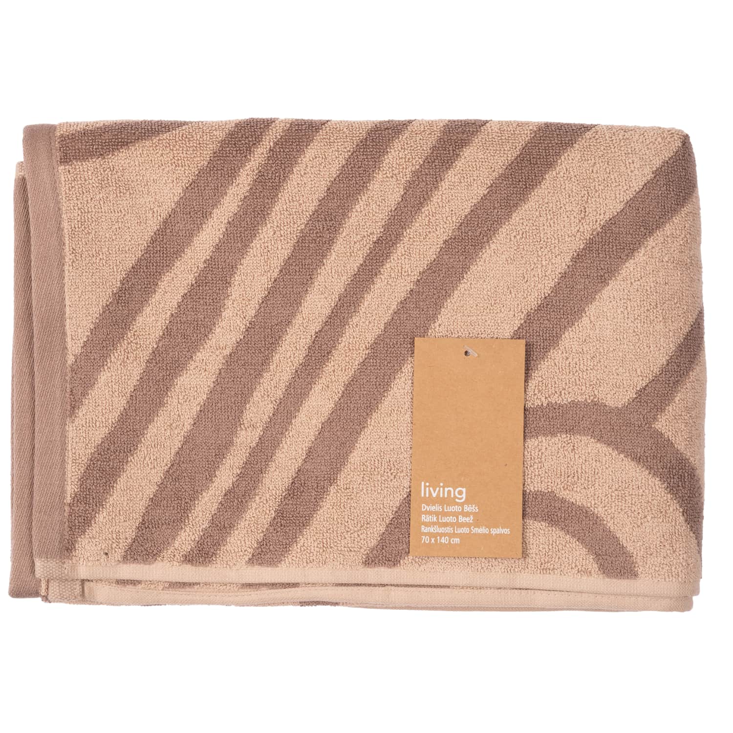Rankšluostis 70x140cm, smėlio sp., SS26