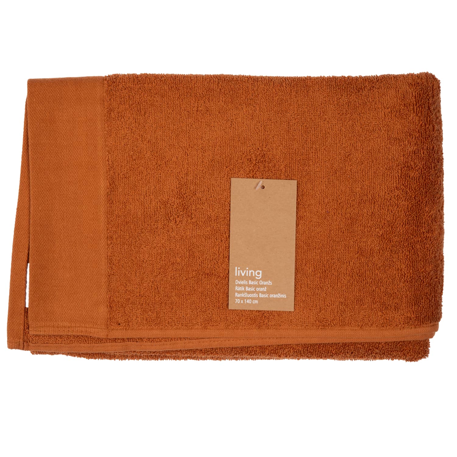 Rätik 70x140 cm Oranž SS26