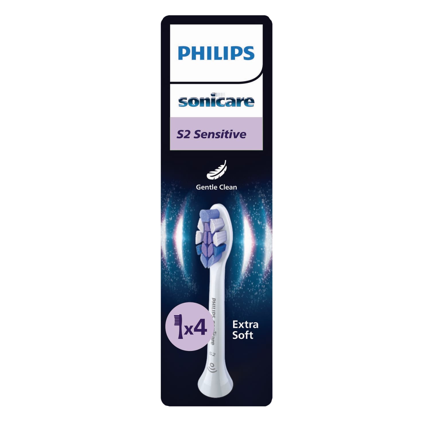 Hambaharja pead Philips Sensitive valged 4tk
