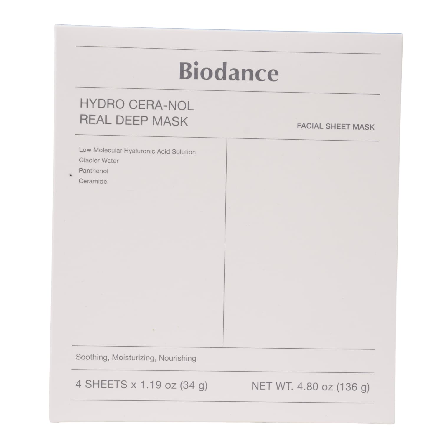 Maska Biodance Hydro Cera-Nol Real Deep 1gab.