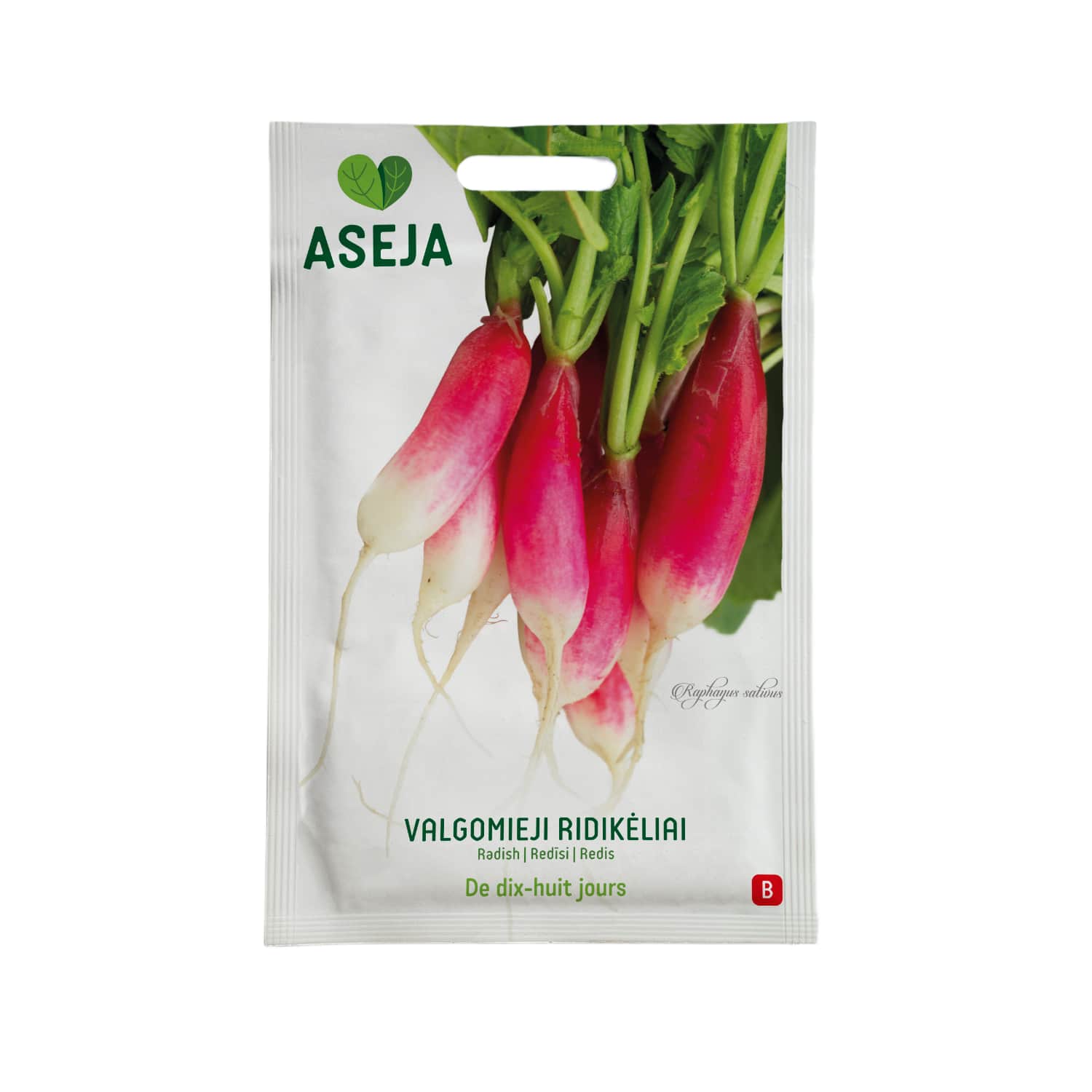 Ēdami redīsi De dix-huit jours, Aseja,2g