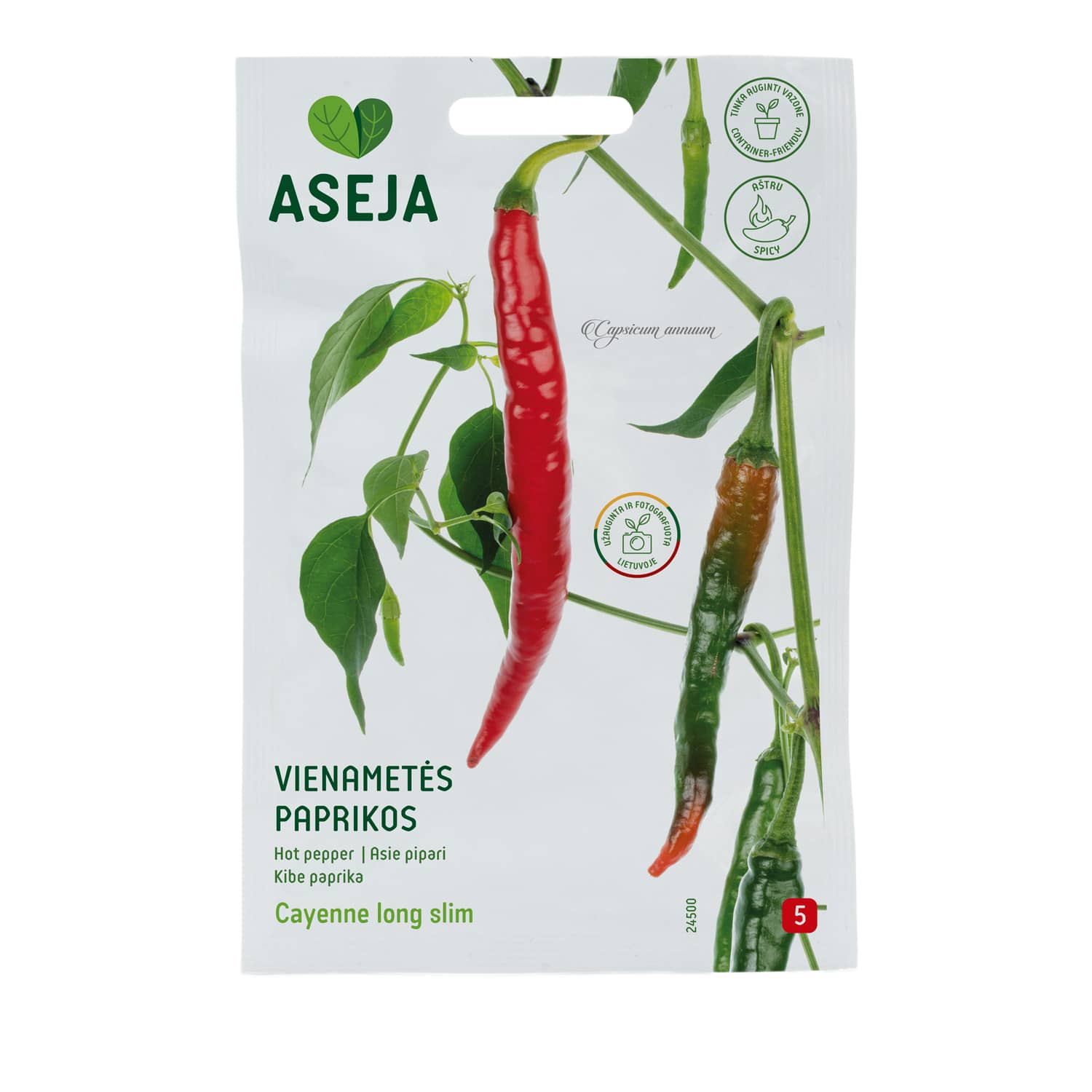 Ü.aast.papr.Cayenne long slim Aseja 0,5g