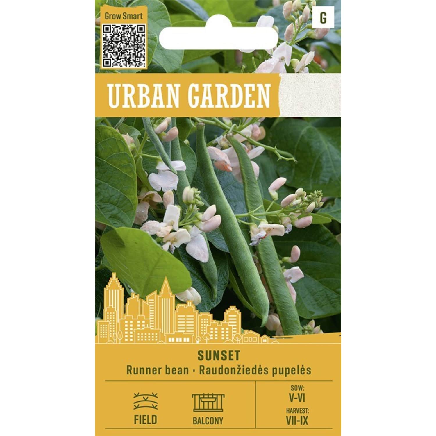 Ugunssarkanās Pupiņas Sunset