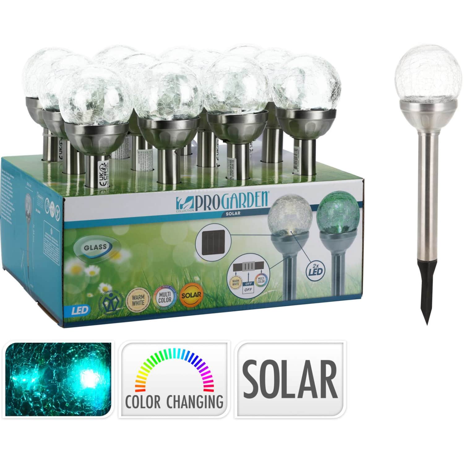 Skaidr. burbulo saulės šviesos žibintas, SG26