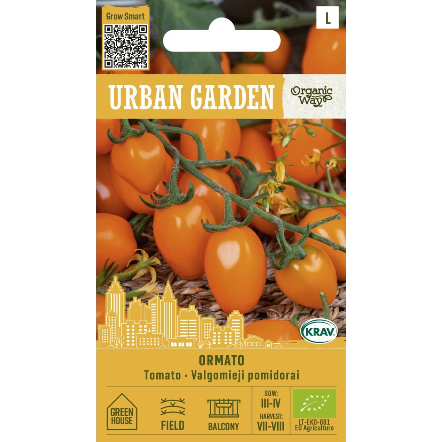 Pomidoras Ortomato URBAN GARDEN